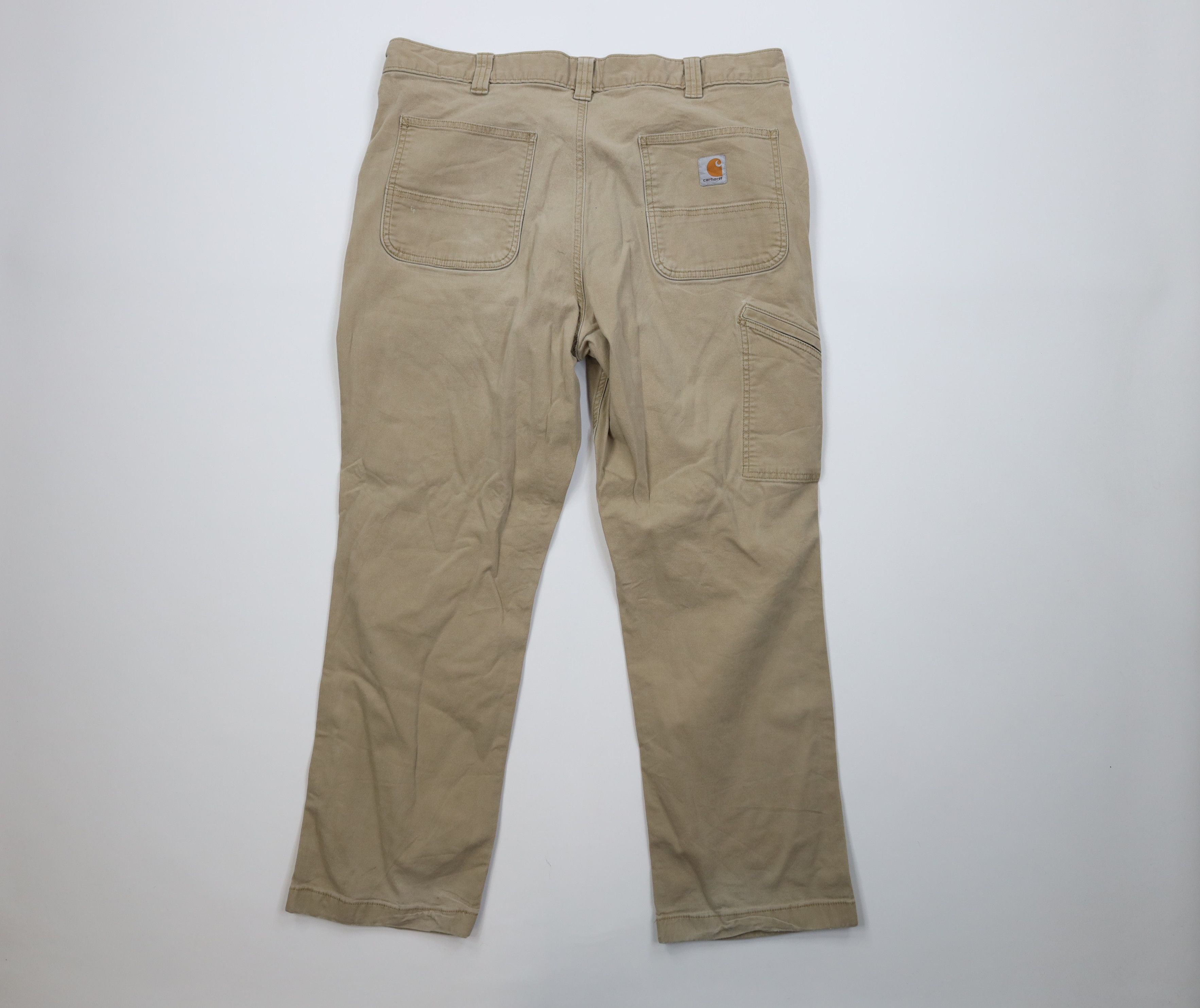 Carhartt Vintage Y2K Carhartt Relaxed Fit Wide Leg Dungaree Pants Size US 38 / EU 54 - 11 Thumbnail