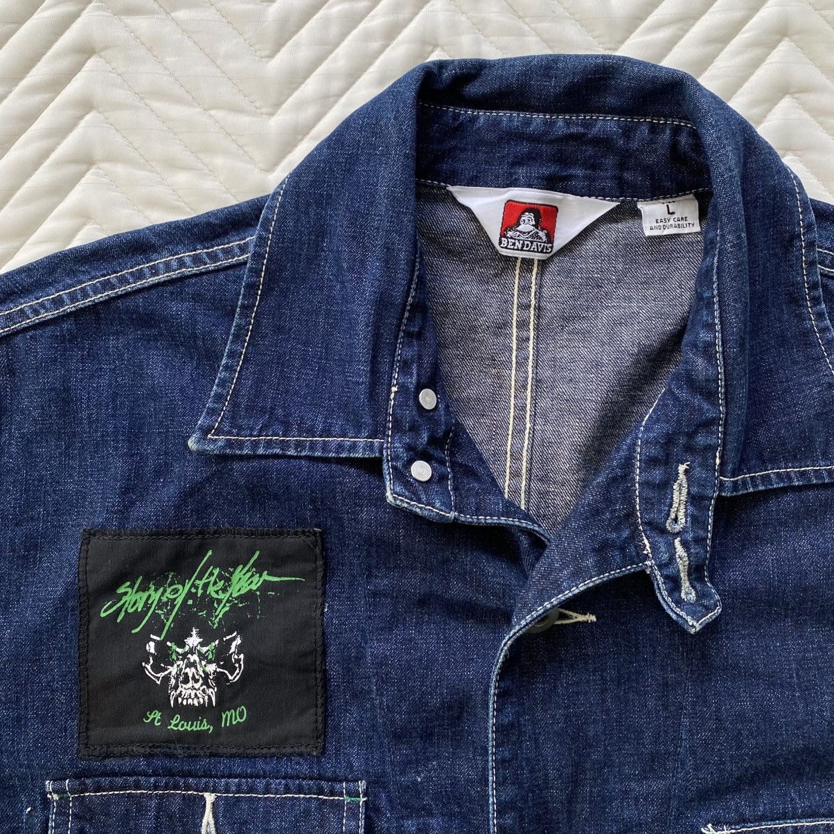 Ben Davis × Japanese Brand Ben Davis Chore Denim Jacket Size US L / EU 52-54 / 3 - 3 Thumbnail