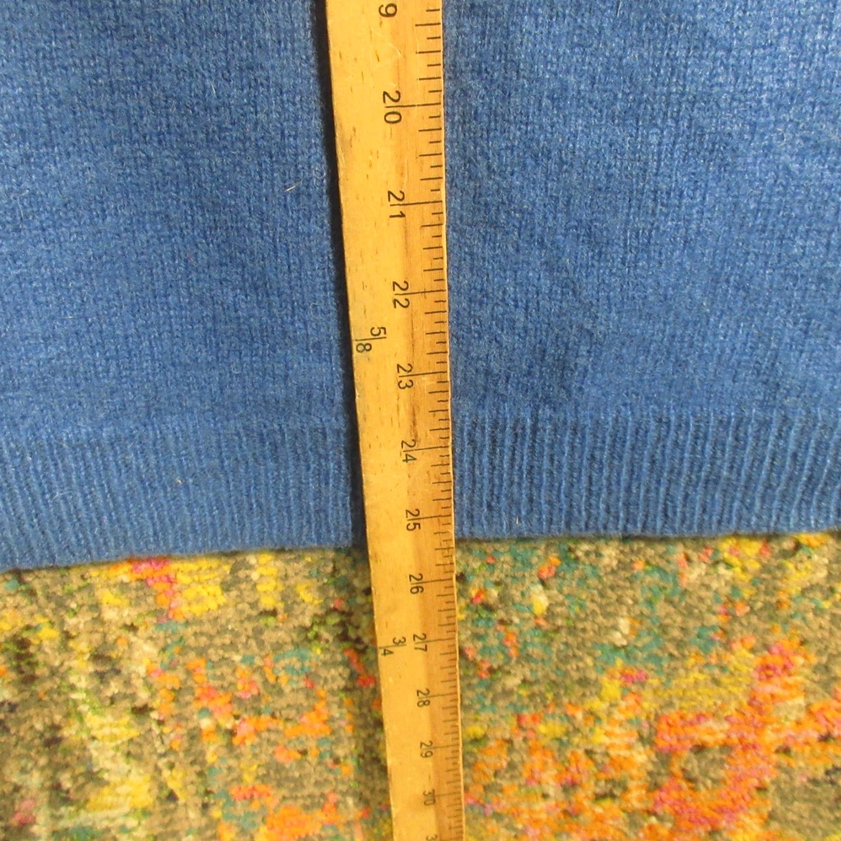 Vintage Northern Apparel Sweater Men XL Blue Stripe Crew Neck Wool Knit Pullover Casual Winter Fall Size US XL / EU 56 / 4 - 7 Thumbnail
