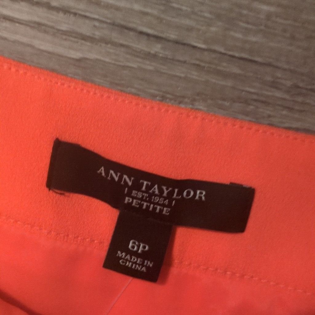 Ann Taylor Ann Taylor Petites Orange Skirt Soze 6P Size 28" / US 6 / IT 42 - 4 Thumbnail