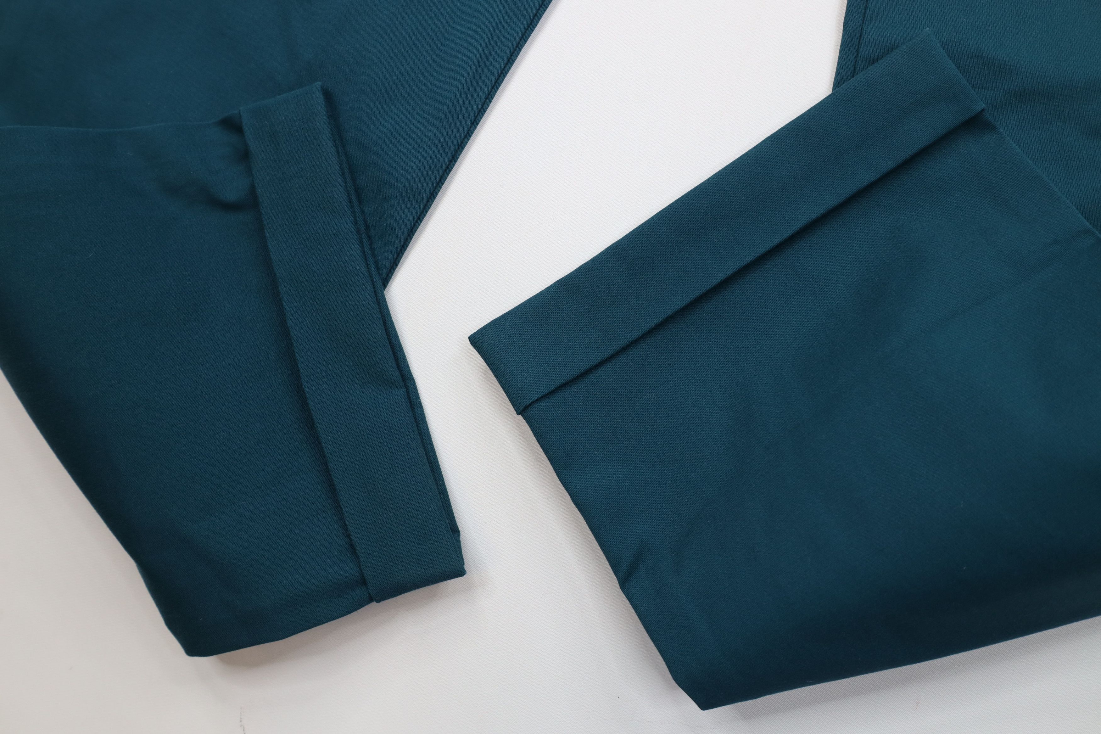 Lands' End New Lands End Cuffed Stretch Straight Leg Chino Pants Teal Size US 32 / EU 48 - 6 Thumbnail