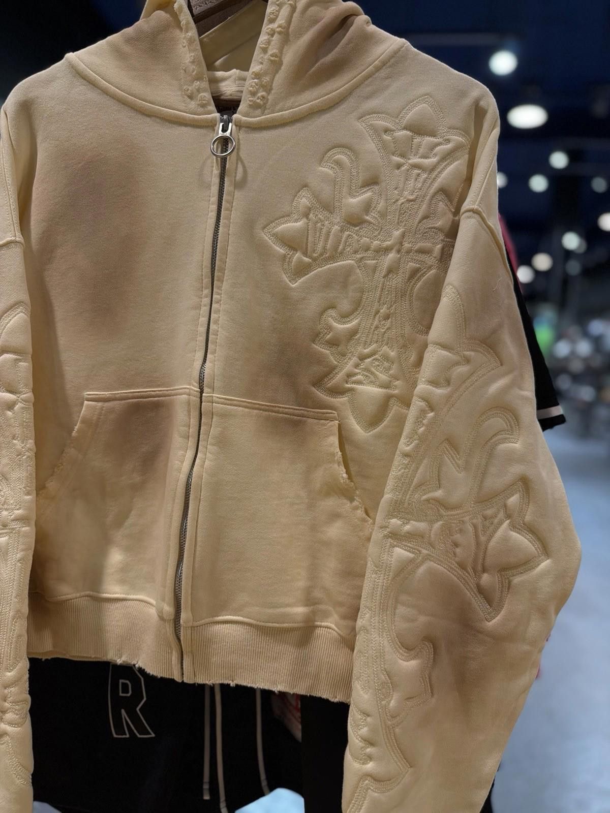 Vale Small - Vale Zip Up Carver Cross Hoodie Authentic Valley Tan Size US S / EU 44-46 / 1 - 5 Thumbnail