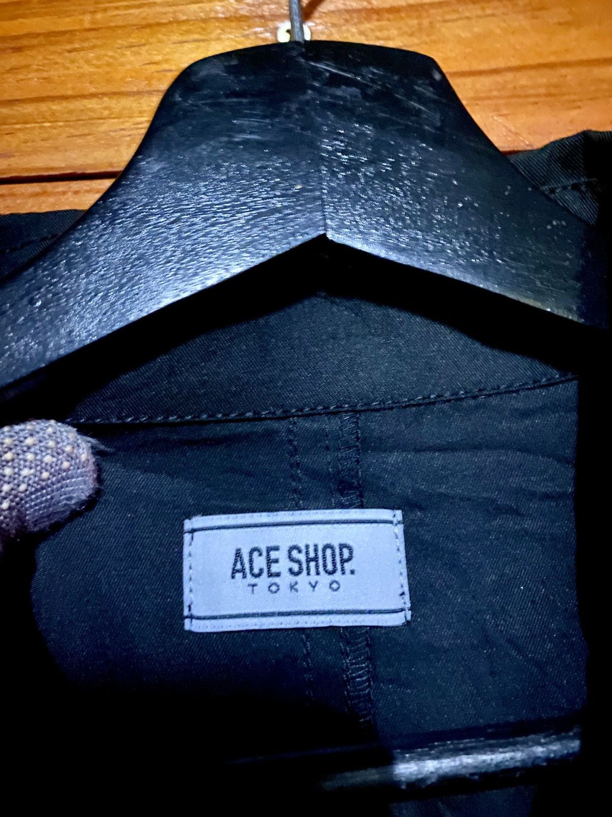 Japanese Brand ACE SHOP Tokyo Black Oversized Utility Shirt Jacket Size US L / EU 52-54 / 3 - 7 Thumbnail