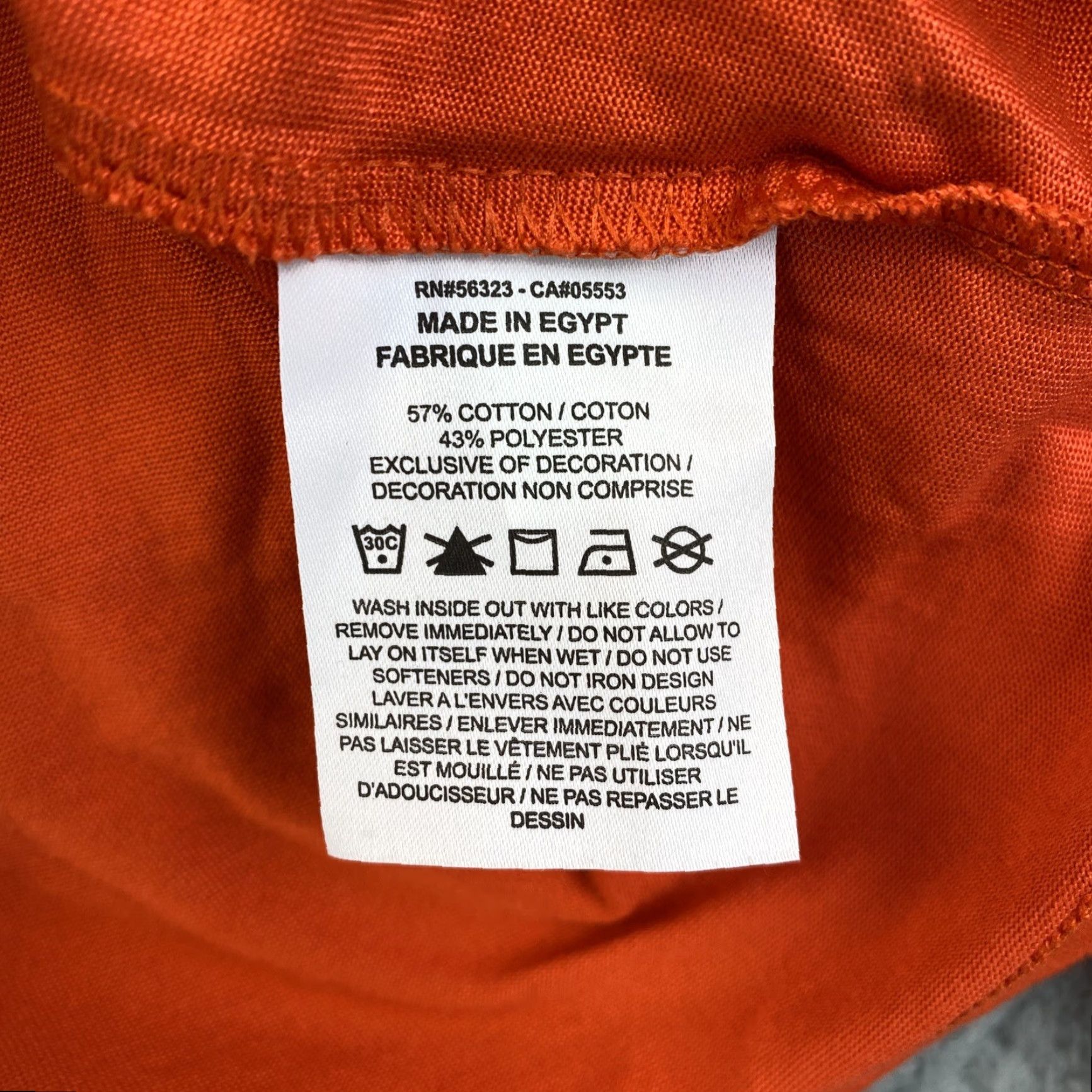 Nike Nike Dri-FIT Elite Men's Athletic Cut Short Sleeve T-Shirt Orange Medium Graphic Print Sports Size US M / EU 48-50 / 2 - 6 Thumbnail