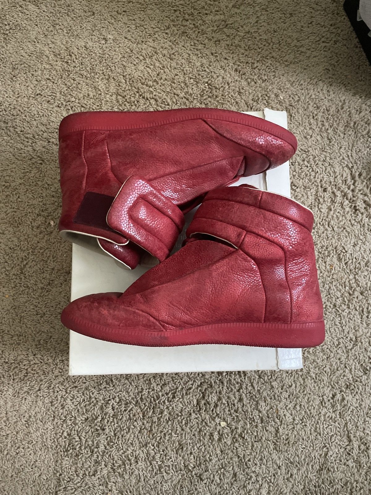 Maison Margiela Margiela Future Red Styrofoam Size US 12.5 / EU 45-46 - 2 Thumbnail