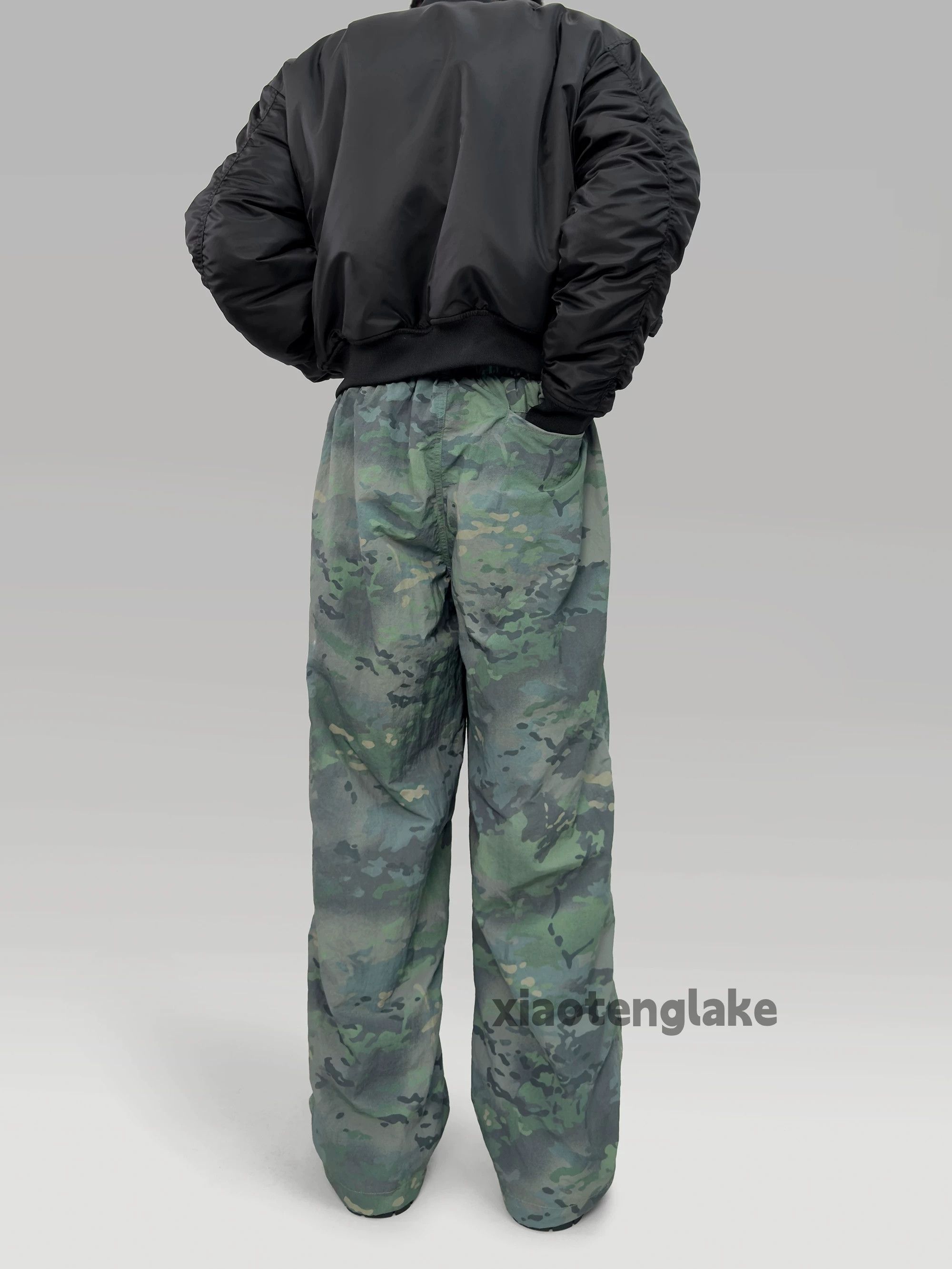 Designer × Vintage urban utility skate hiphop camo loose baggy outdoor pants Size US 30 / EU 46 - 2 Thumbnail