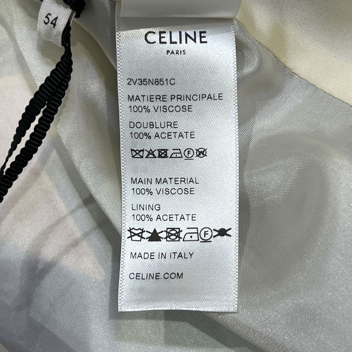 Celine CELINE 23SS HEDI SLIMANE Souvenir Satin Teddy Bomber Jacket Size US L / EU 52-54 / 3 - 8 Thumbnail