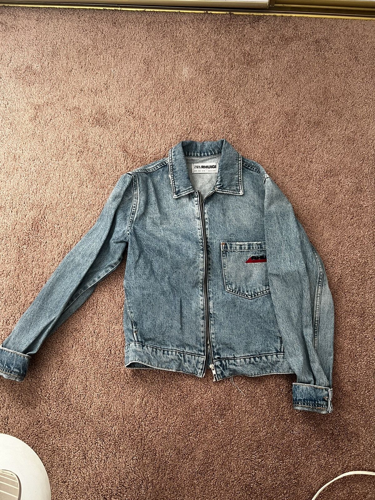 Rhude × Zara Zara x Rhude Denim Jacket Size US S / EU 44-46 / 1 - 1 Thumbnail