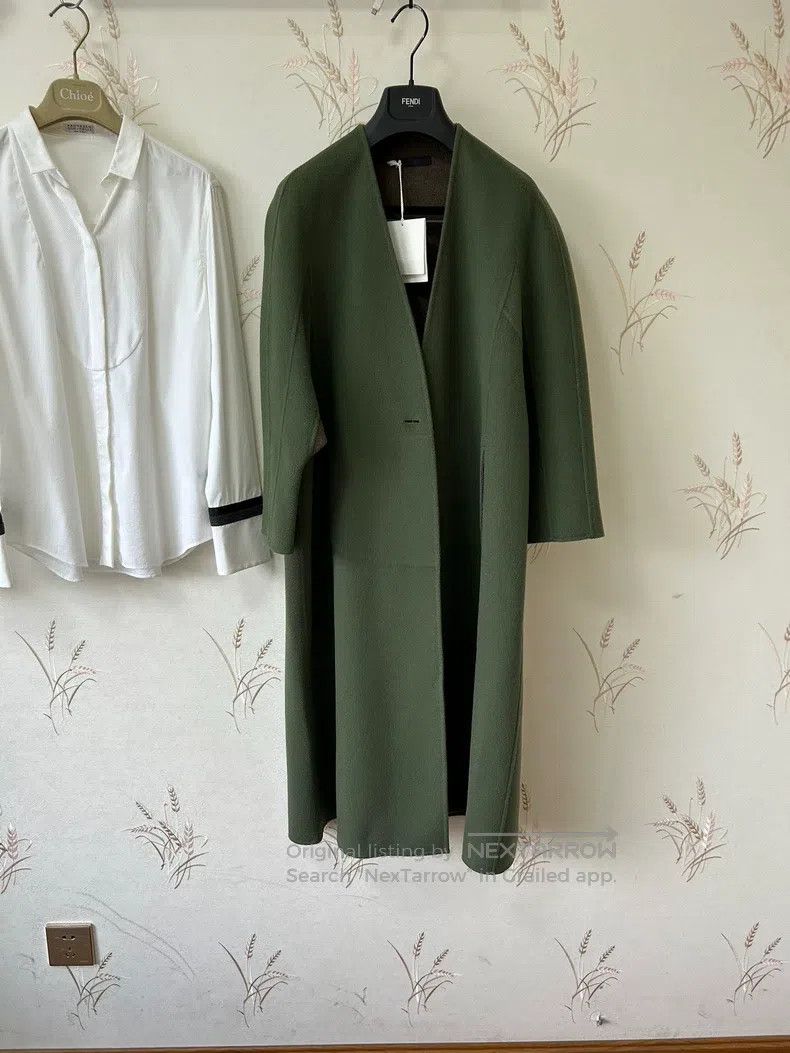 The Row The Row size 2 Runway sage green reversible double-faced ca Size M / US 6-8 / IT 42-44 - 2 Thumbnail