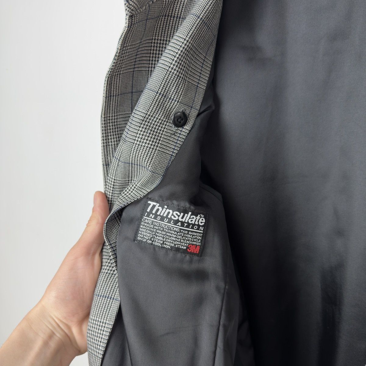 Yohji Yamamoto A.A.R by YOHJI YAMAMOTO D'URBAN Checked Belted Coat Jacket Size US L / EU 52-54 / 3 - 8 Thumbnail