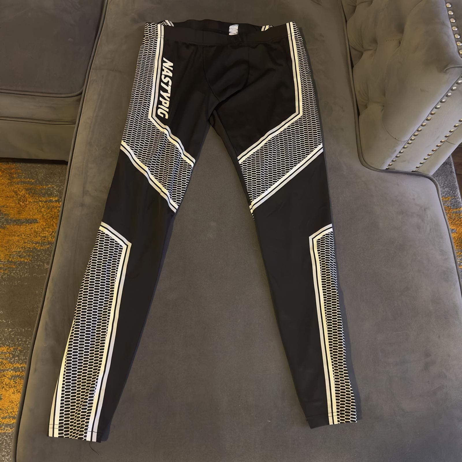 Designer Nasty Pig- Men's Performance Leggings - Black Size US 36 / EU 52 - 1 Thumbnail