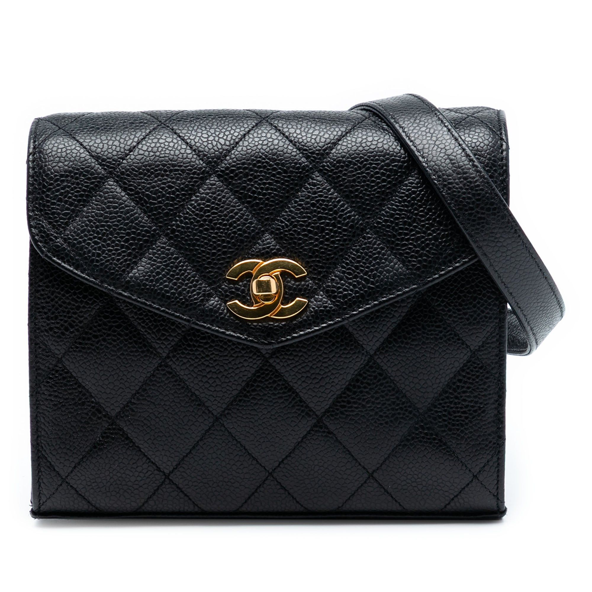 Chanel Mini CC Quilted Caviar Envelope Flap Size ONE SIZE - 1 Thumbnail