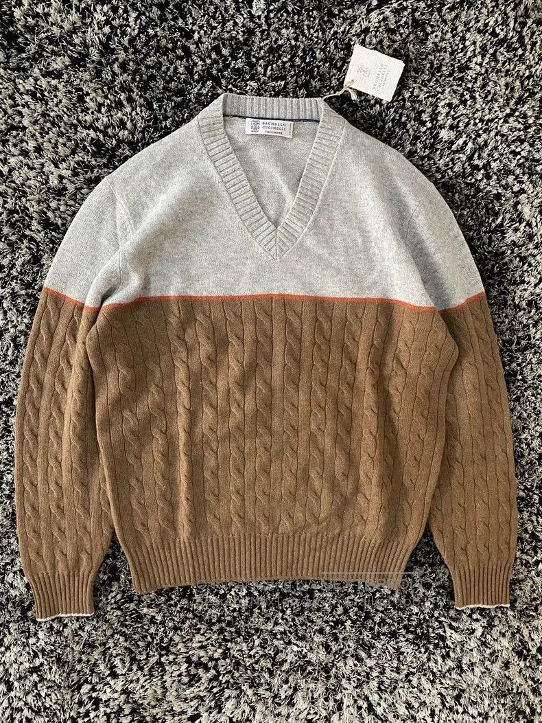 Brunello Cucinelli Brunello Cucinelli Men's V. Size US L / EU 52-54 / 3 - 1 Thumbnail