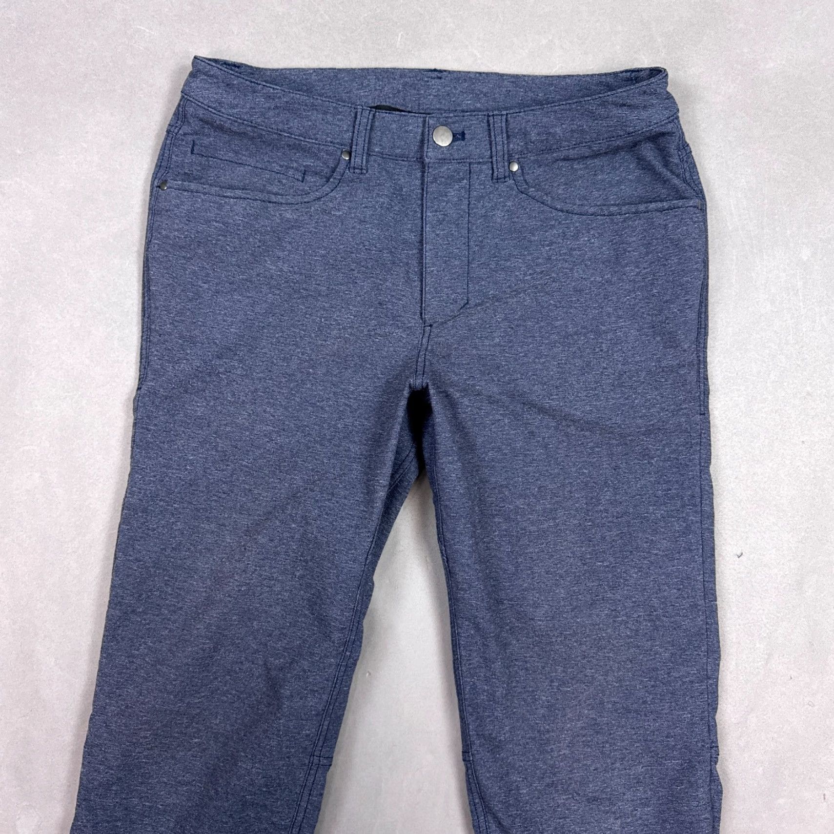 Lululemon Lululemon Mens Pants 30x32 Blue ABC Tech Canvas Heathered Slim Office Work Golf Size US 30 / EU 46 - 2 Thumbnail