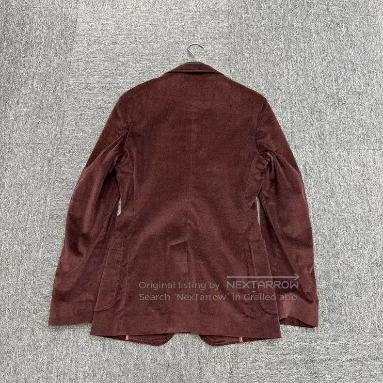 Dolce & Gabbana DG Burgundy Velvet Blazer Jacket. Size US XL / EU 56 / 4 - 2 Thumbnail