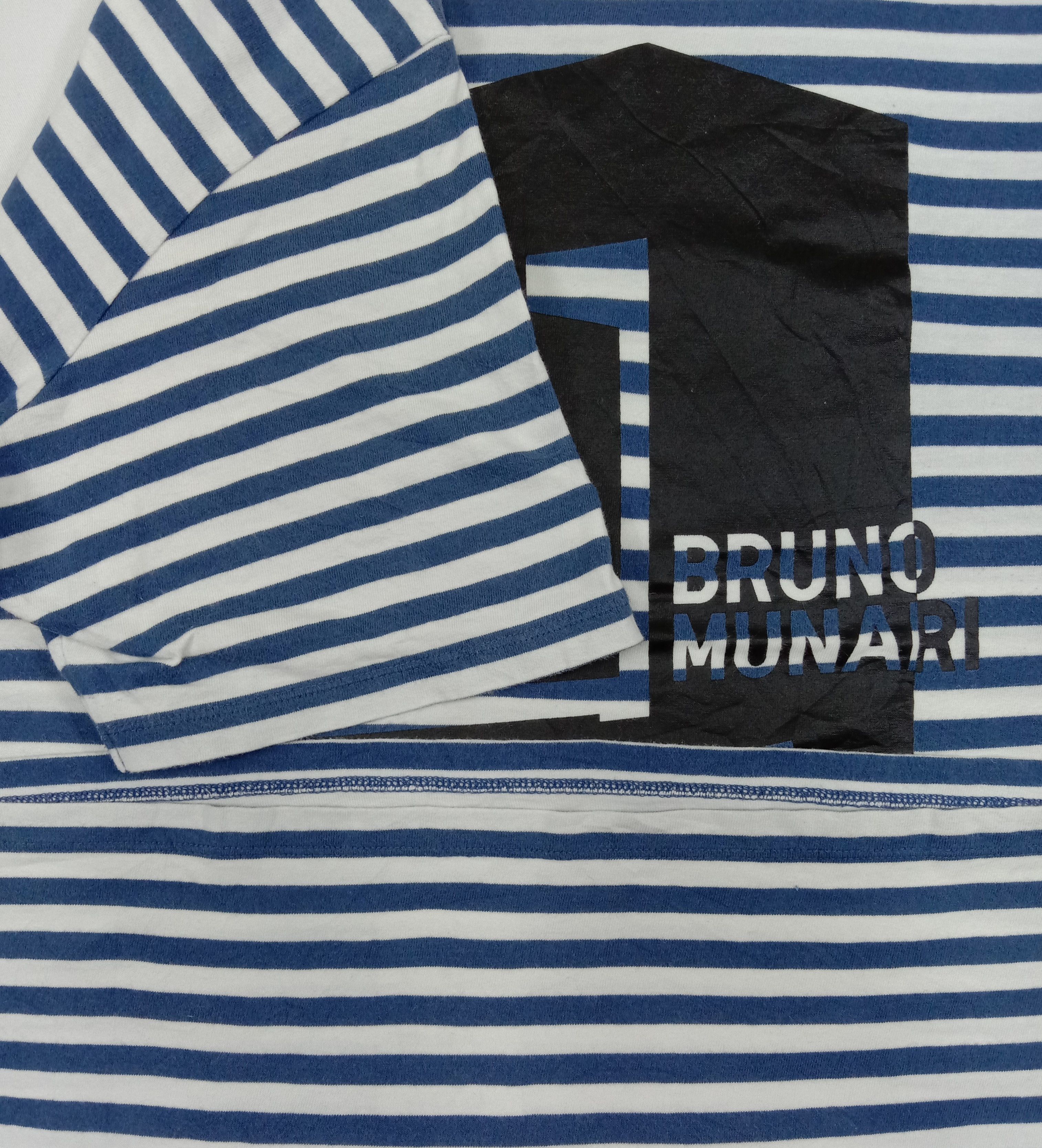 Uniqlo Uniqlo x Bruno Munari Striped T Shirt Size US XL / EU 56 / 4 - 4 Thumbnail