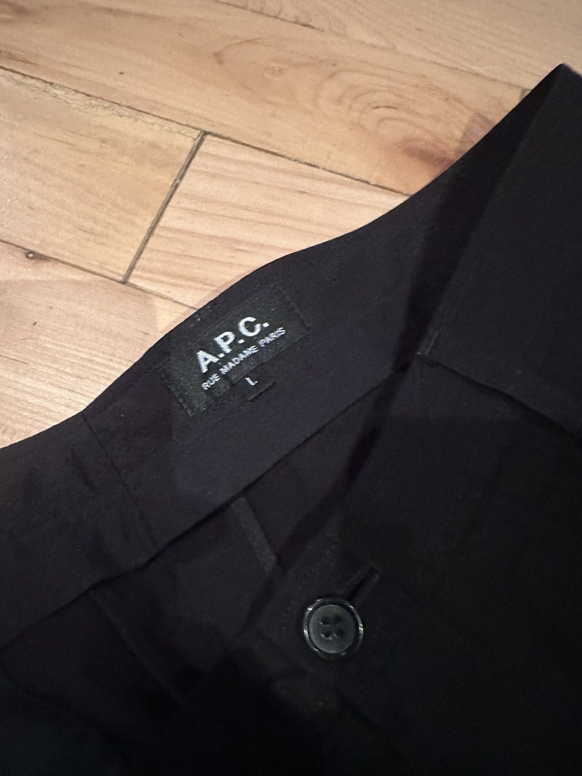 A.P.C. Straight Leg Chino Dress Pants Large 34/36 Size US 34 / EU 50 - 3 Thumbnail