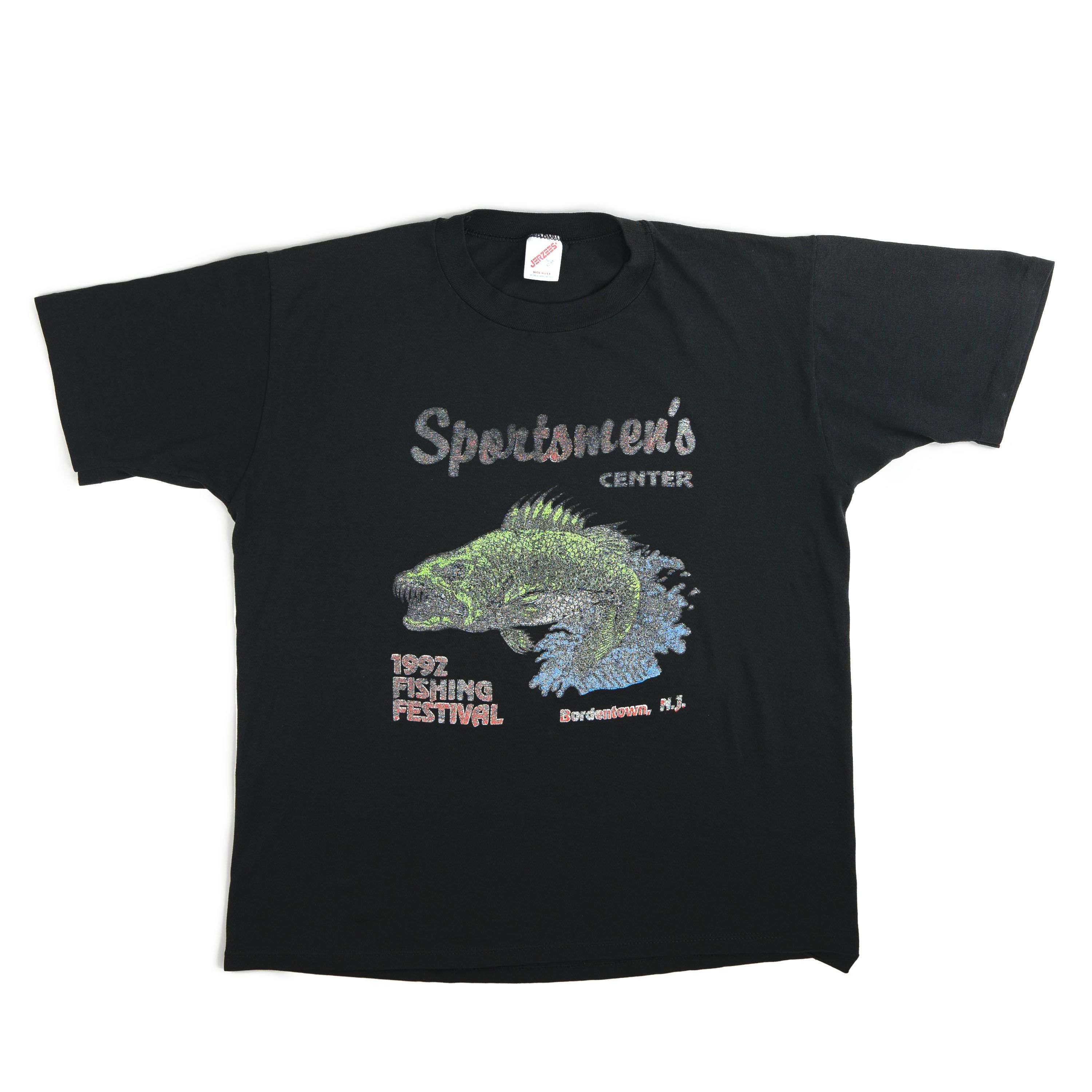 Jerzees Vintage 1992 Sportsmen's Center Fishing Festival Tee Shirt Size US L / EU 52-54 / 3 - 1 Thumbnail