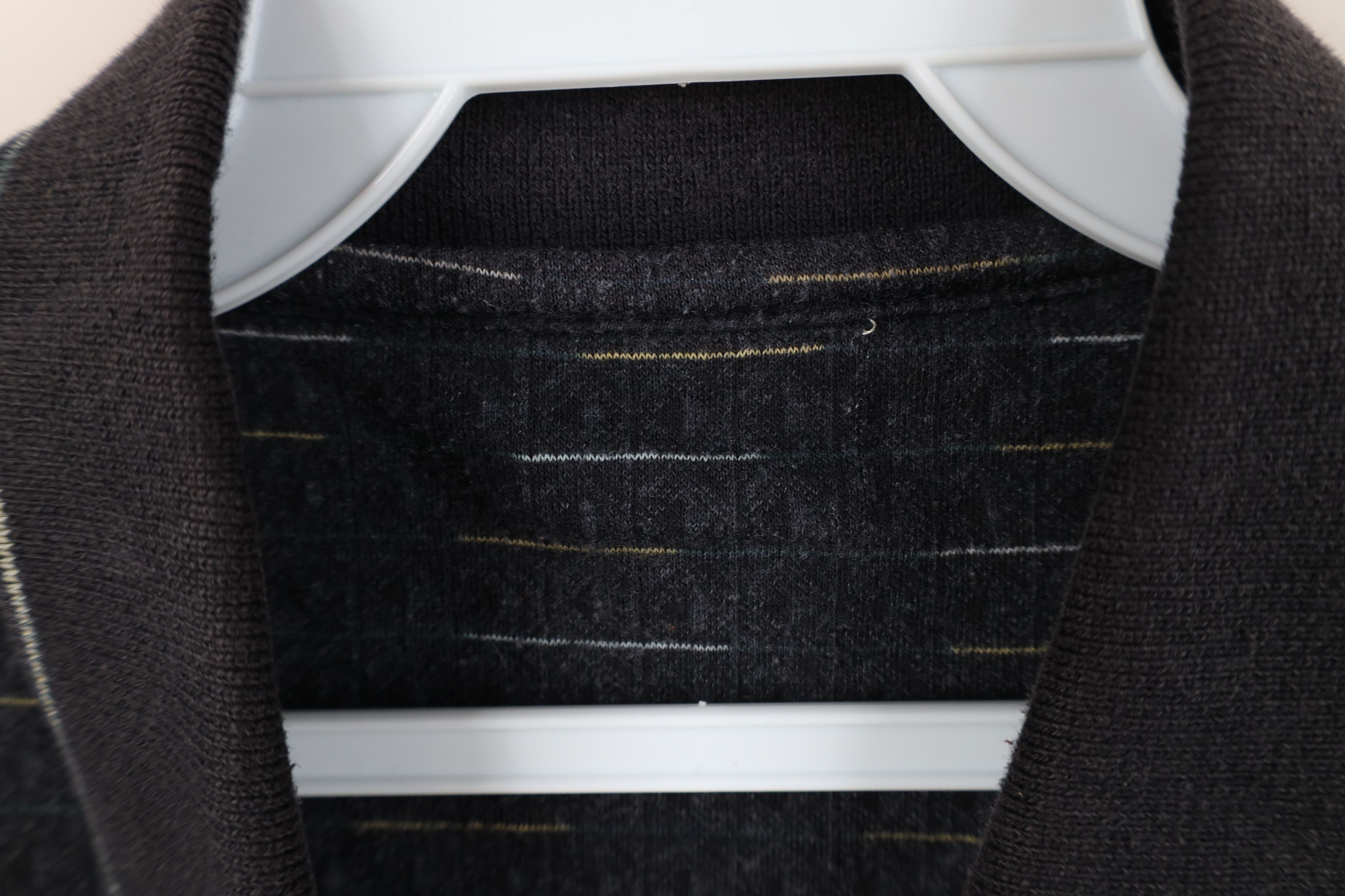 Vintage Vintage 90s Streetwear Geometric Knit Pullover Polo Shirt Size US M / EU 48-50 / 2 - 5 Thumbnail