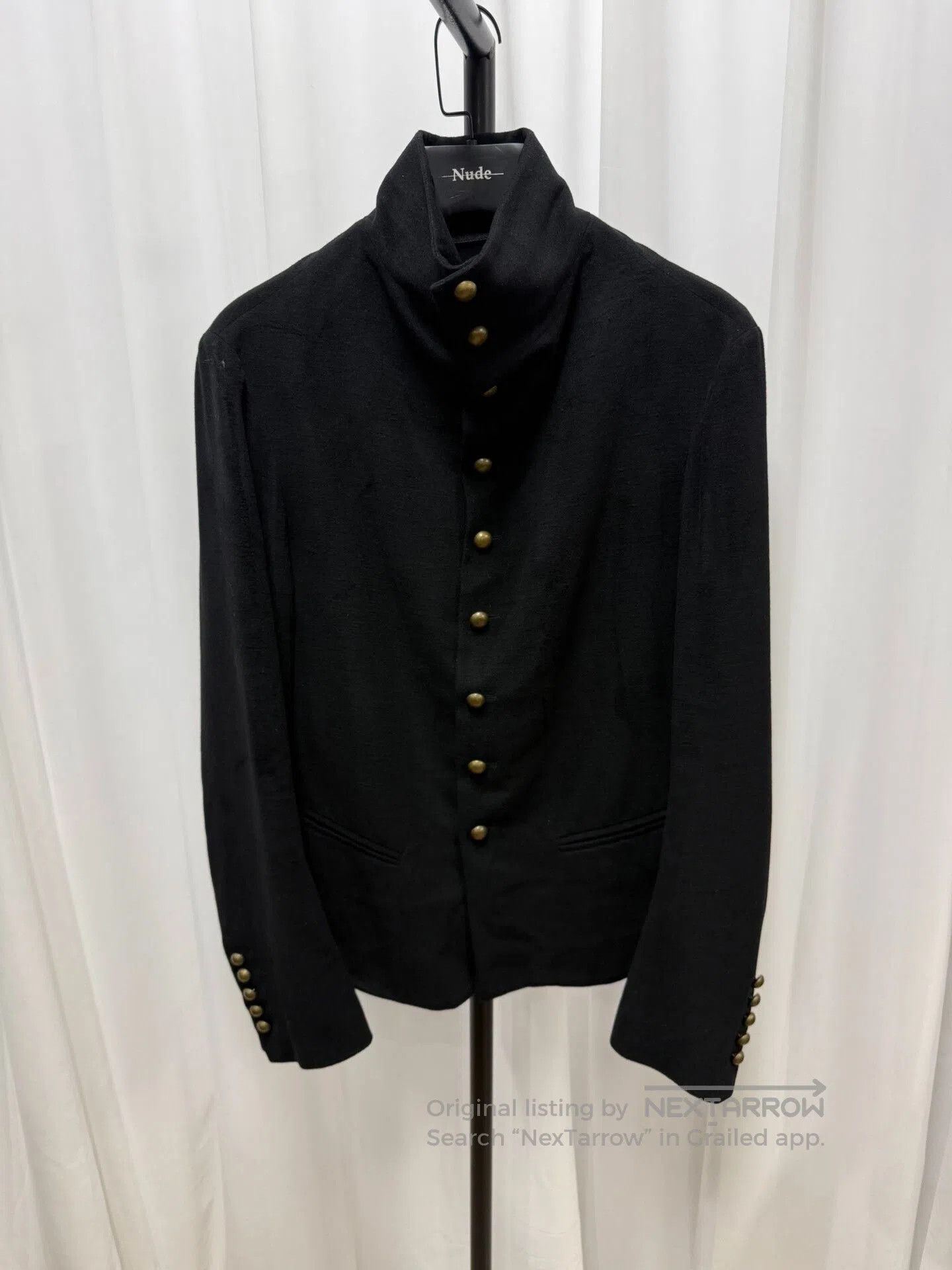 Ann Demeulemeester Ann Demeulemeester Silk Blend Jacket. Size US XXS / EU 40 - 1 Thumbnail
