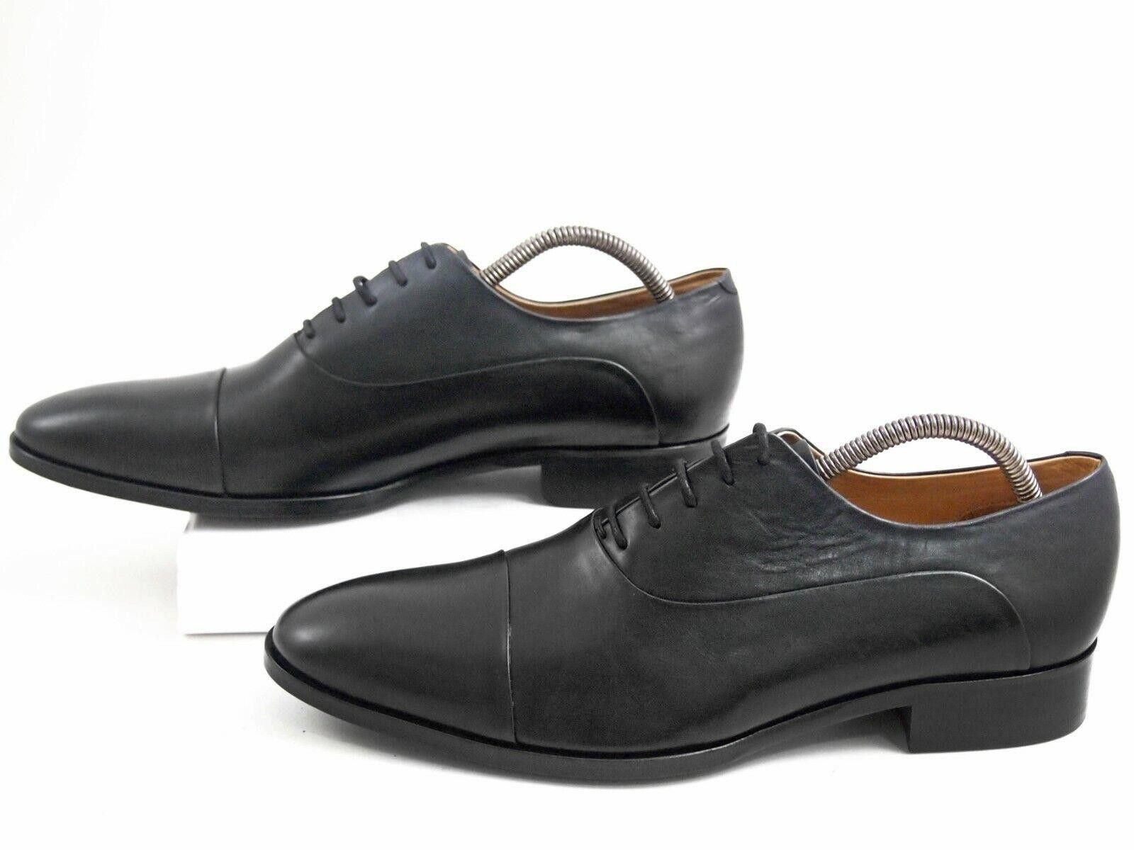 Longchamp Longchamp Oxfords Black Leather Womens US 10.5 EU 40.5 Size US 10 / IT 40 - 4 Thumbnail