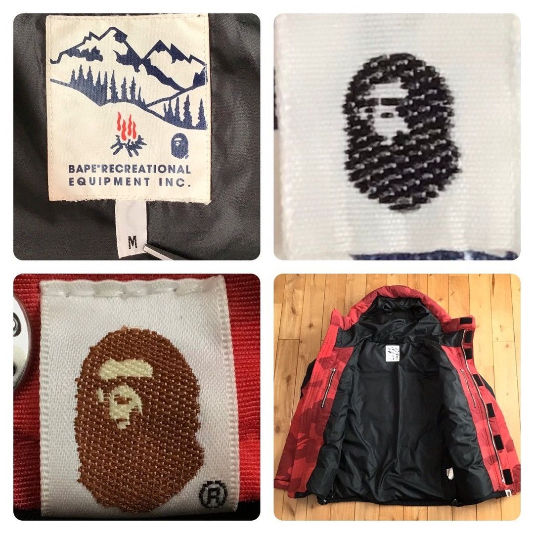 Bape BAPE Giant Red Camo Puffer Down Jacket a bathing ape NIGO Size US M / EU 48-50 / 2 - 6 Thumbnail