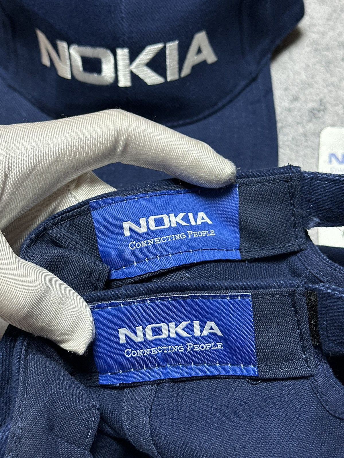 Vintage Vintage Nokia Connecting People Racing Hat Cap Deadstock Size ONE SIZE - 8 Thumbnail
