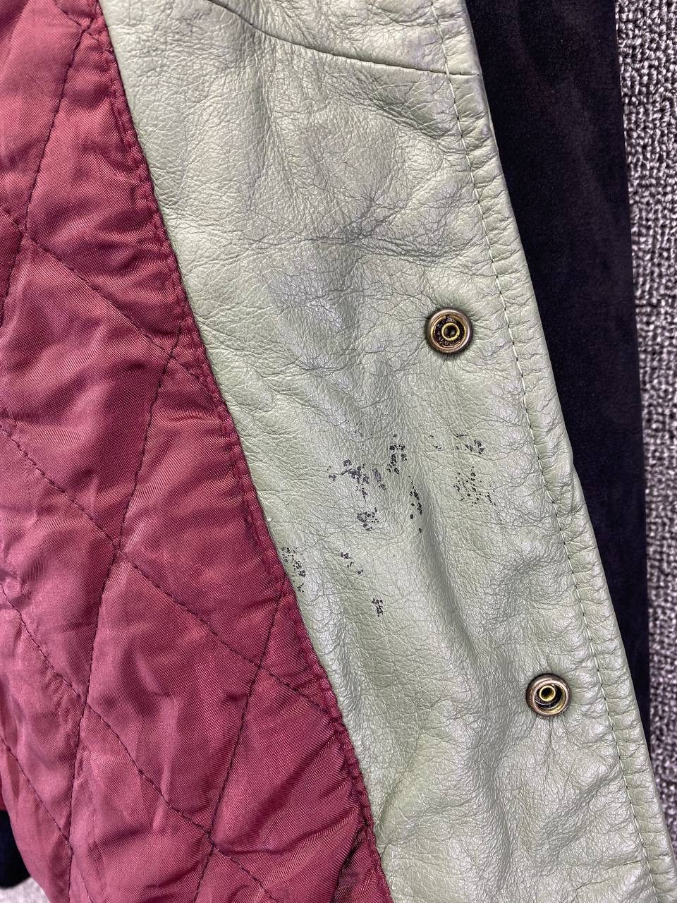 Japanese Brand Vintage Mr Junko Jeans Varsity Leather Jacket Size US M / EU 48-50 / 2 - 20 Thumbnail