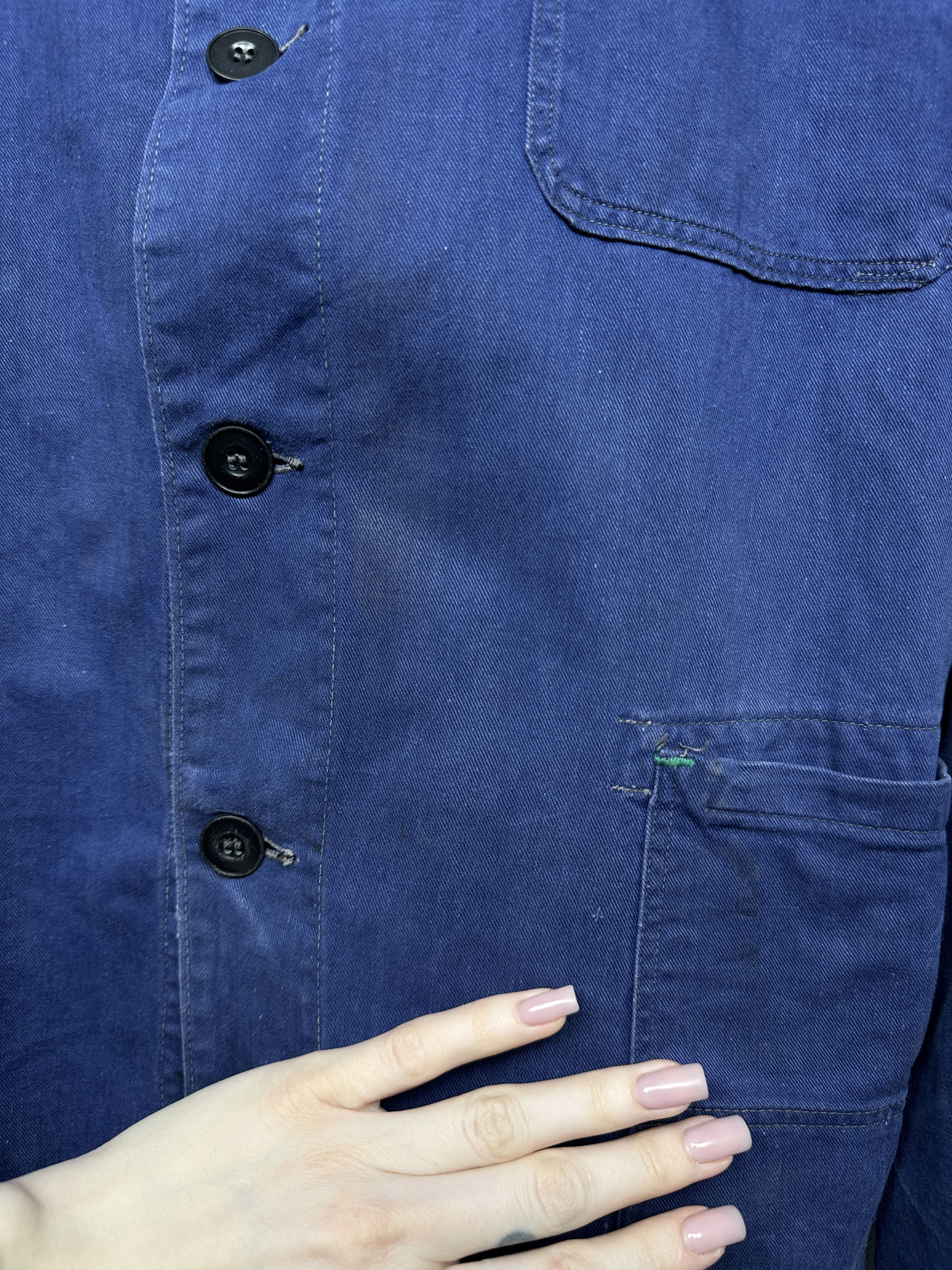 Le Laboureur 90s Vintage Mens French Workwear Chore Utility Jacket Size US L / EU 52-54 / 3 - 3 Thumbnail