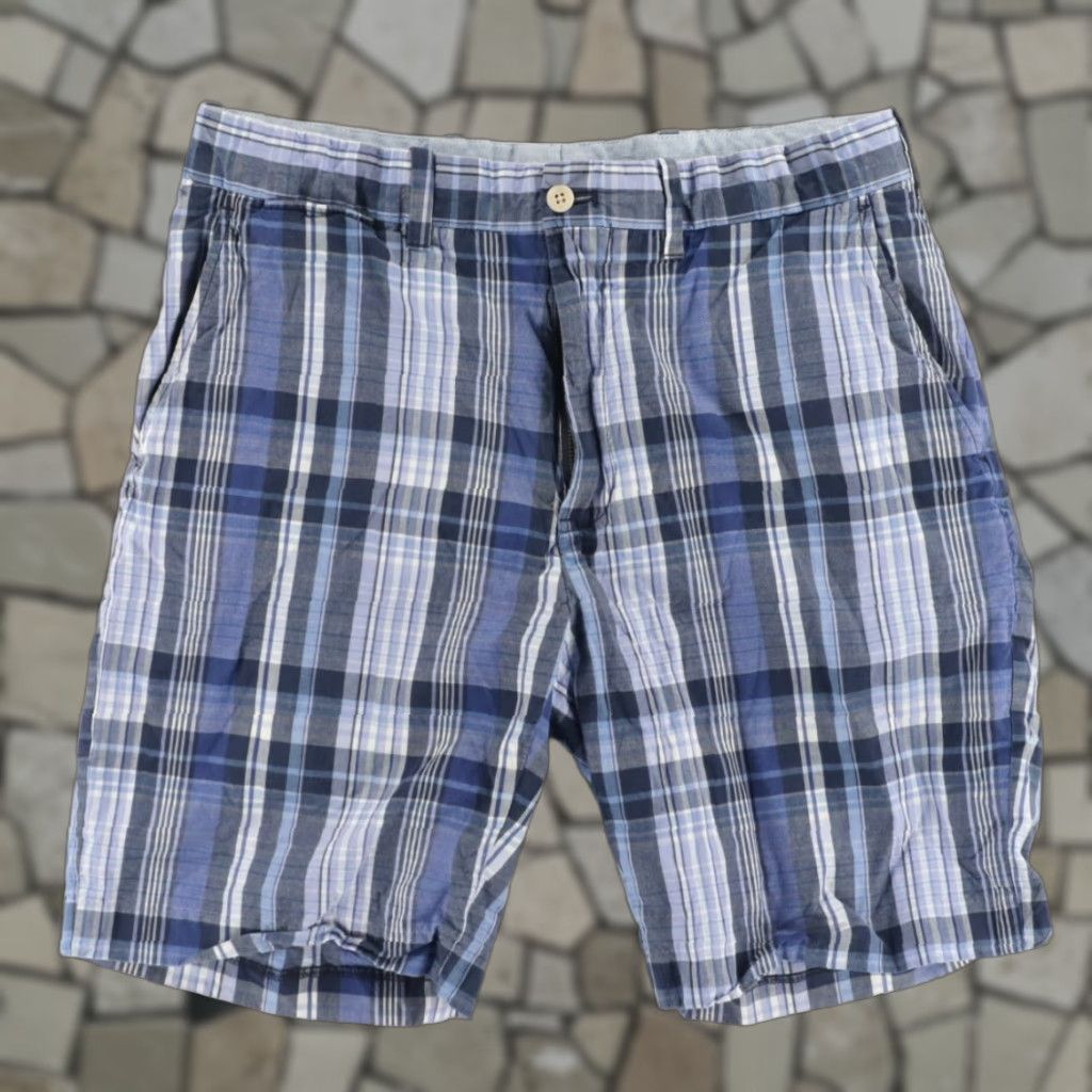 Polo Ralph Lauren Polo Ralph Lauren Polo Ralph Lauren Cotton Twill Golf Shorts Blue Plaid Men 32 Size US XS / EU 42 / 0 - 1 Thumbnail
