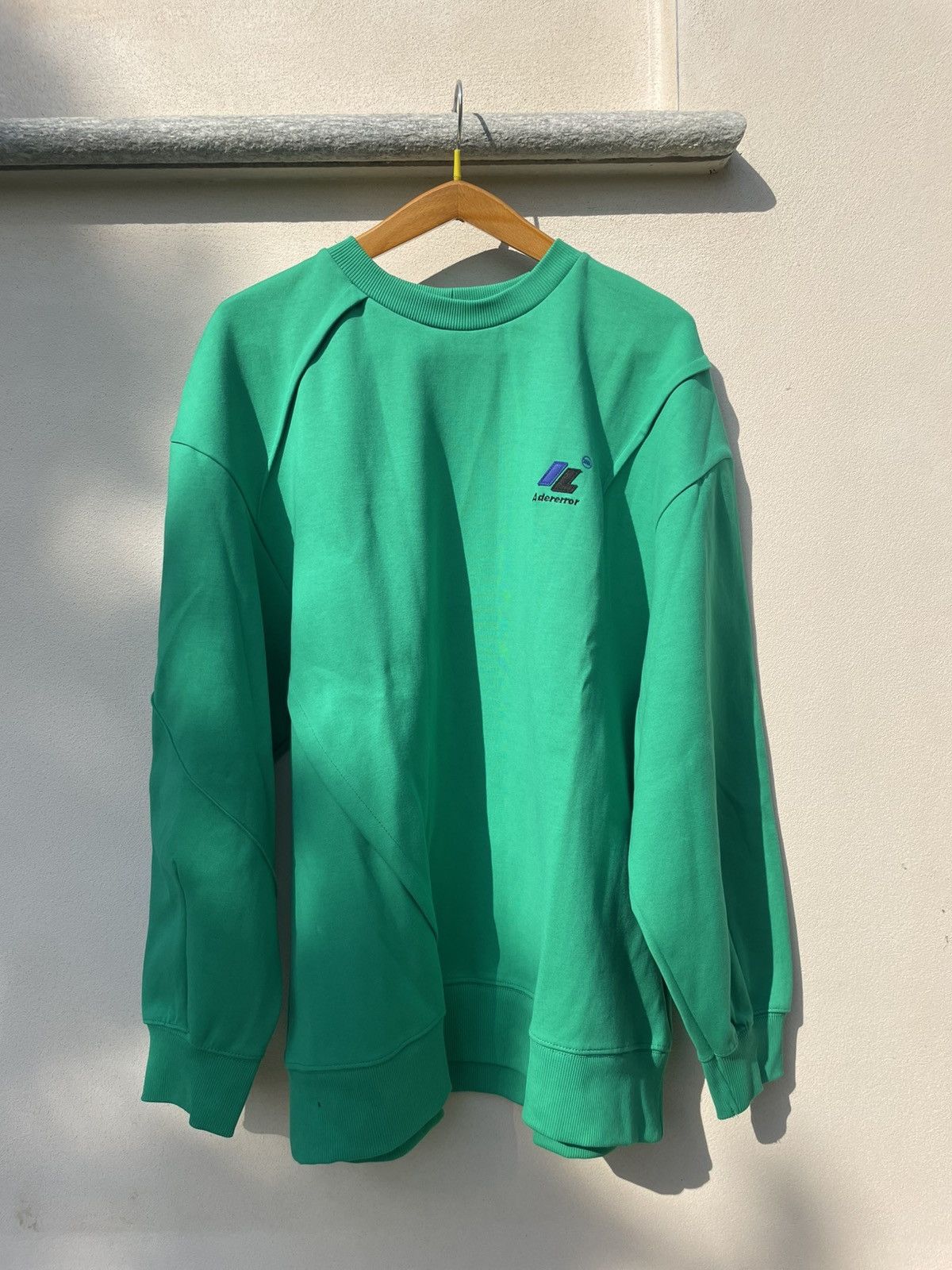 【ADERERROR】 Zara x Ader Error Oversize Sweatshirt Green Zara Ader Error | Grailed