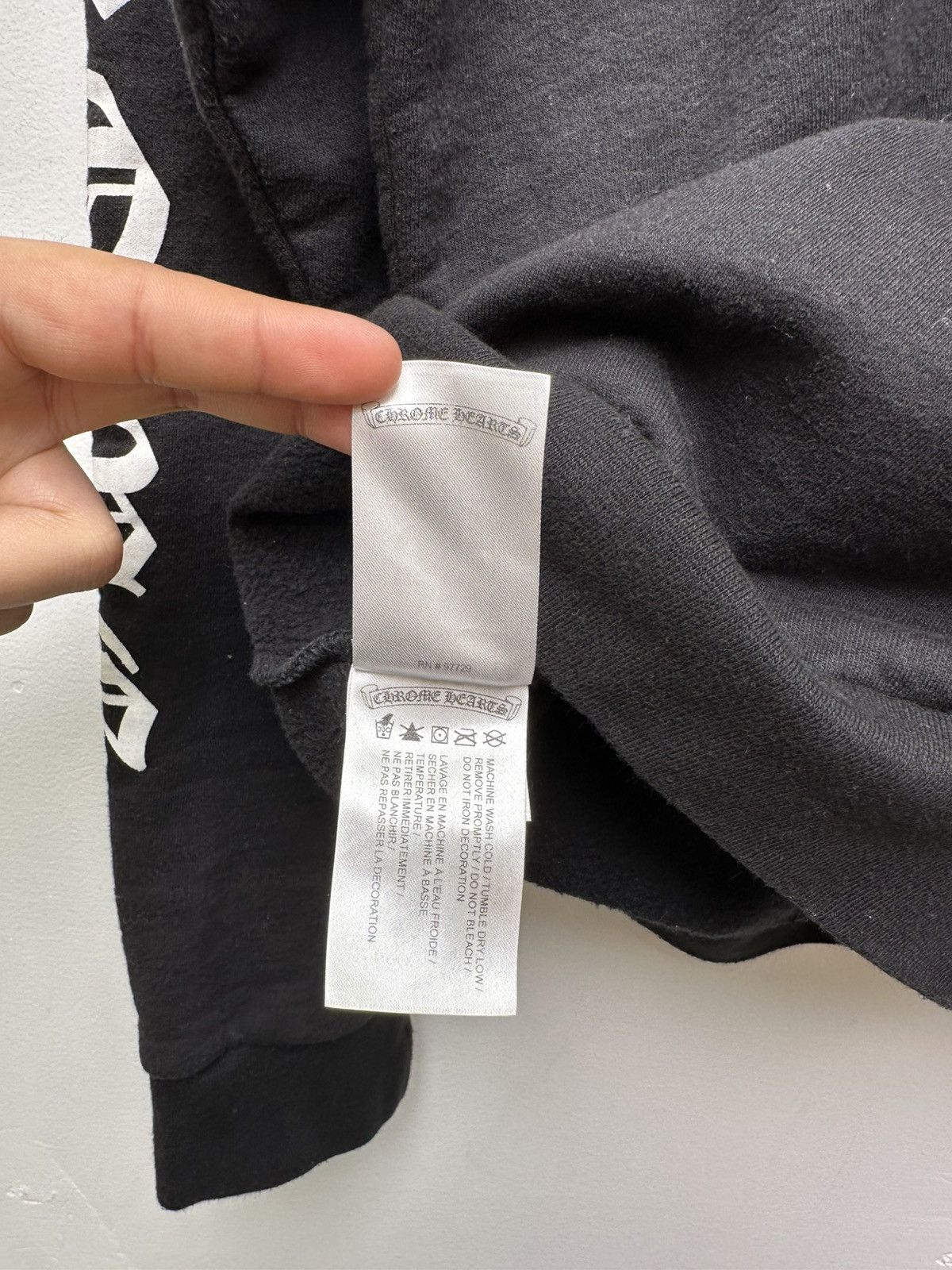 Chrome Hearts Chrome Hearts Black White Neck N Sleeve Logo Size US M / EU 48-50 / 2 - 6 Thumbnail