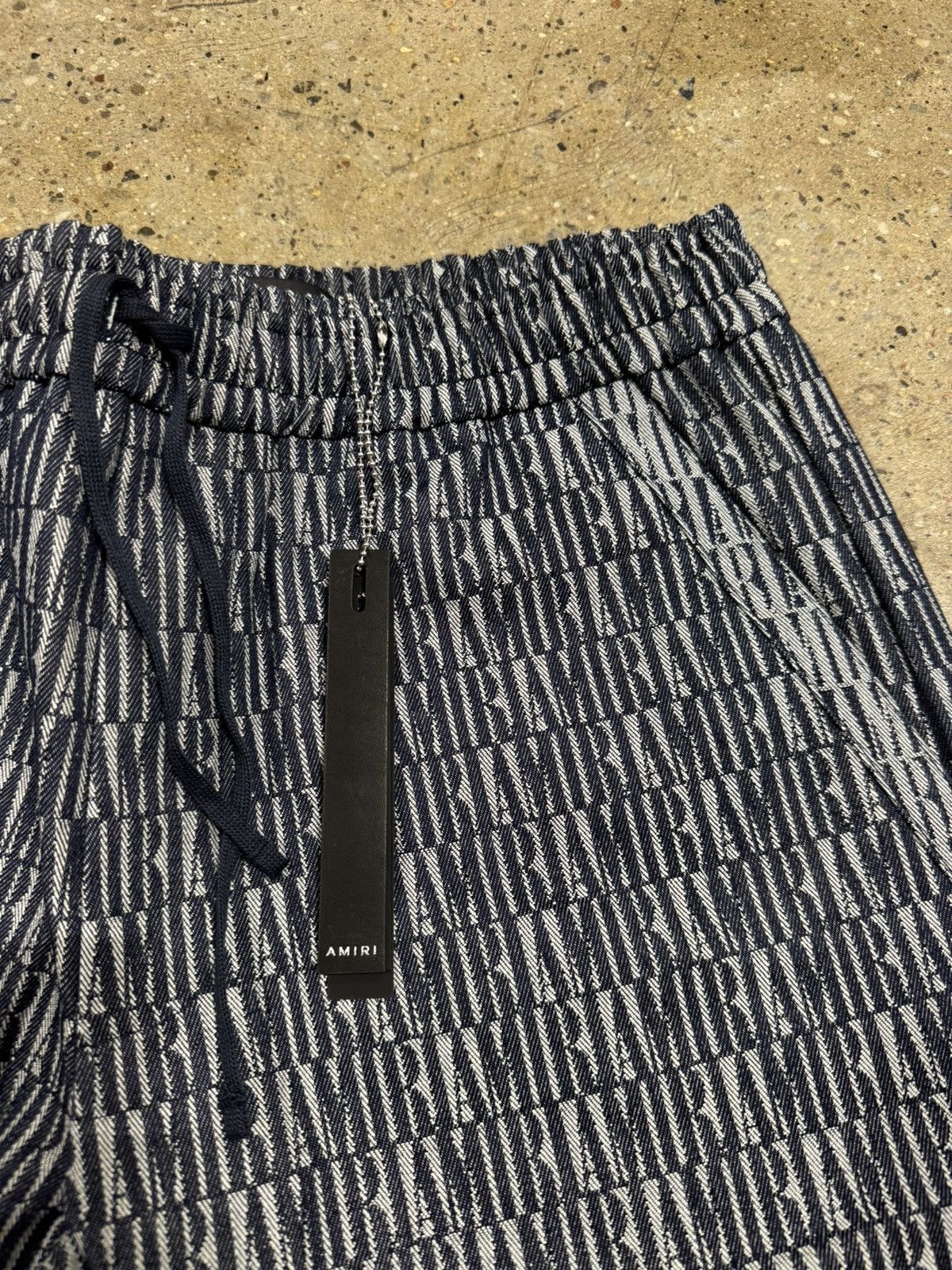 Amiri Amiri MA Jacquard BB Shorts Washed Indigo NEW 1150$ Size US 34 / EU 50 - 3 Thumbnail
