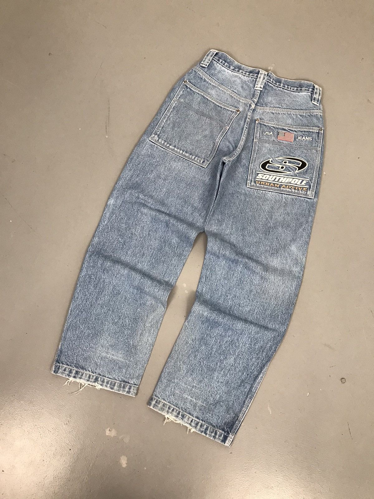 Southpole × Vintage Vintage Southpole spell out embroidered denim Size US 30 / EU 46 - 8 Thumbnail