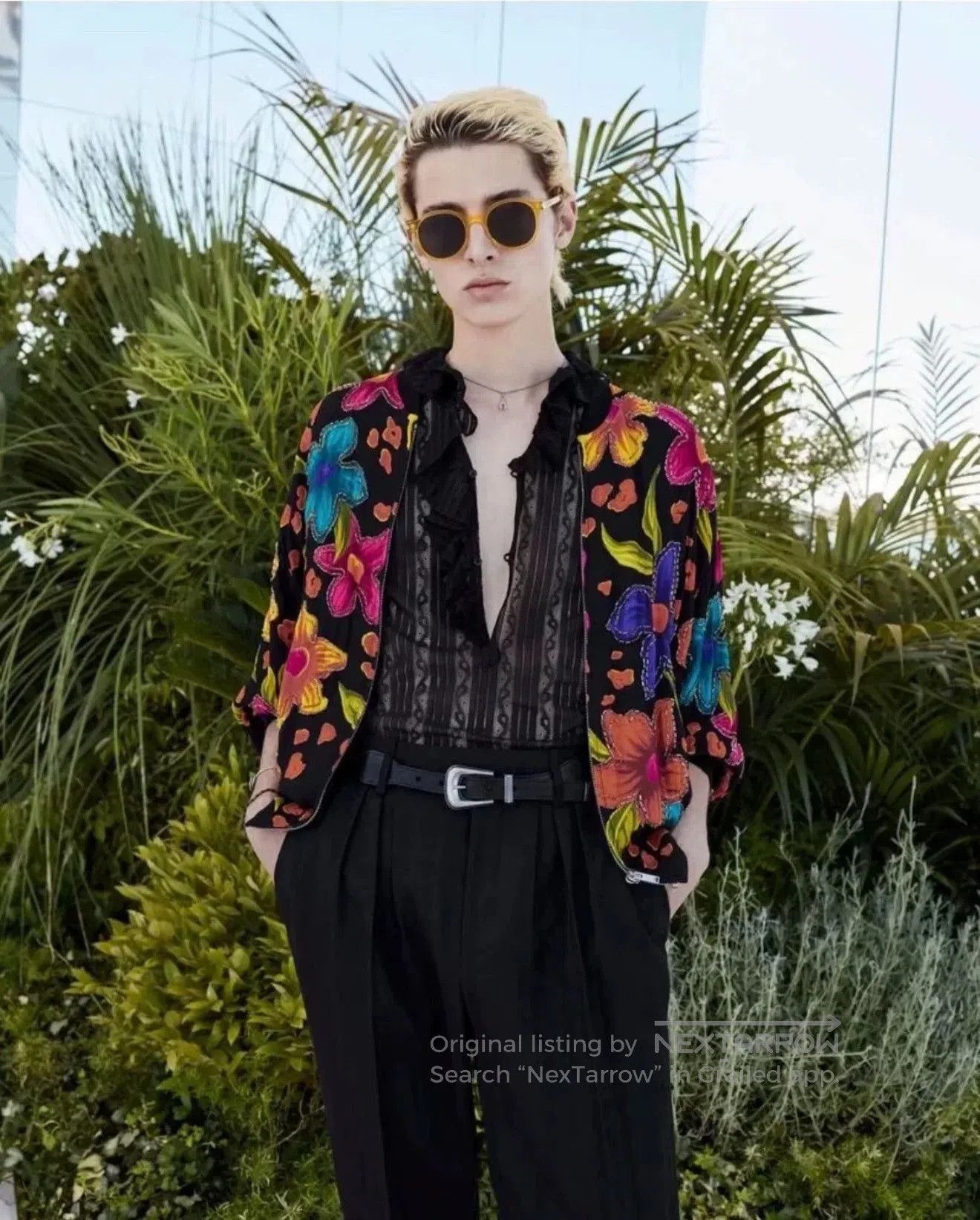 Saint Laurent Paris saint laurent floral silk bomber jacket. Size M / US 6-8 / IT 42-44 - 7 Thumbnail