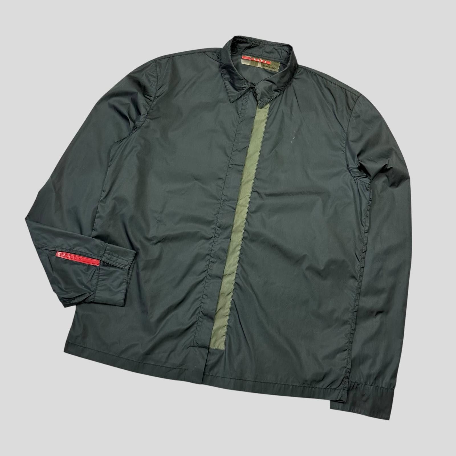 Prada Prada Sport 1999 Nylon Panelled Zip-up Shirt - S/M Size US S / EU 44-46 / 1 - 1 Thumbnail