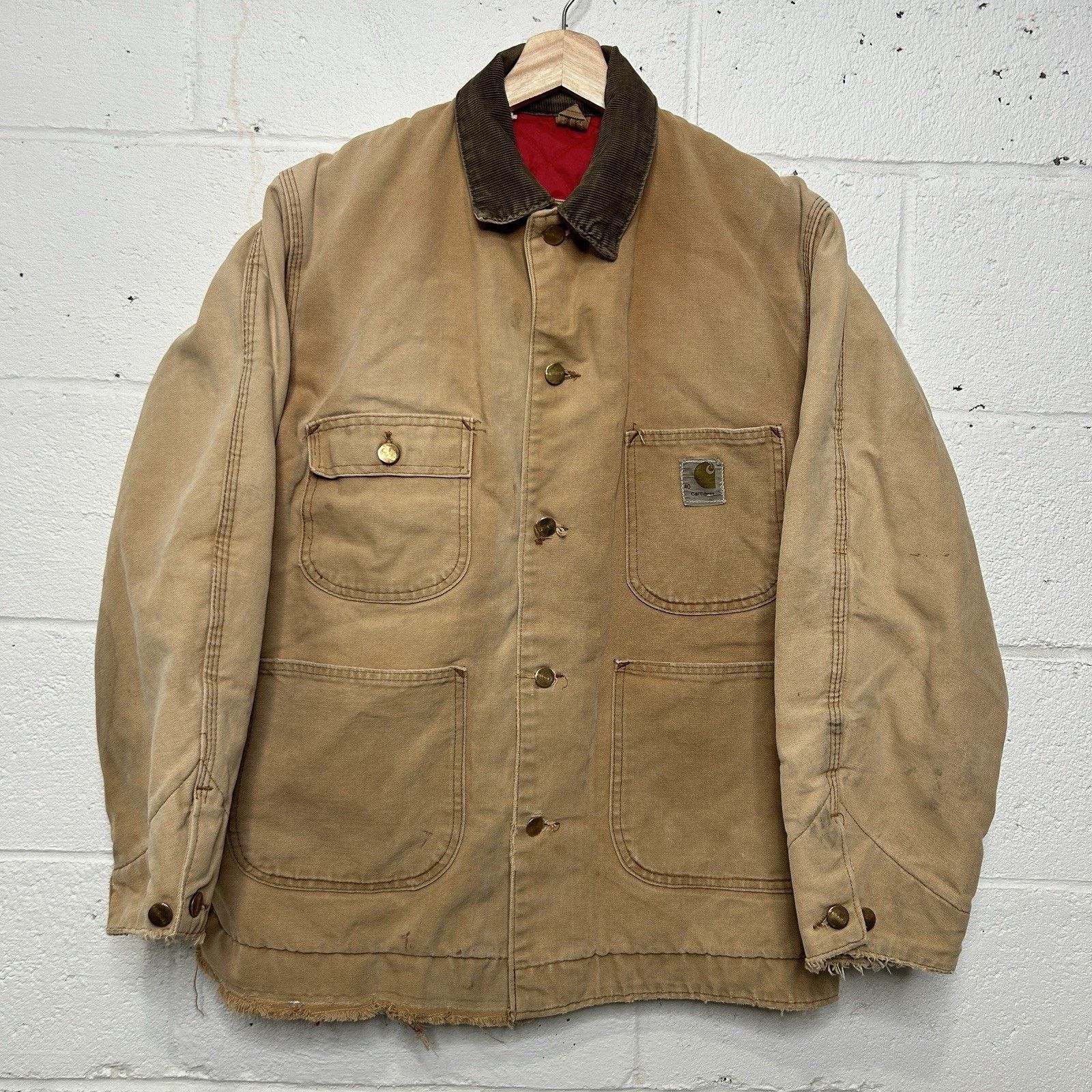 Carhartt Vintage Carhartt Quilted Chore Coat “Tan” 6QLCT Size US M / EU 48-50 / 2 - 1 Thumbnail