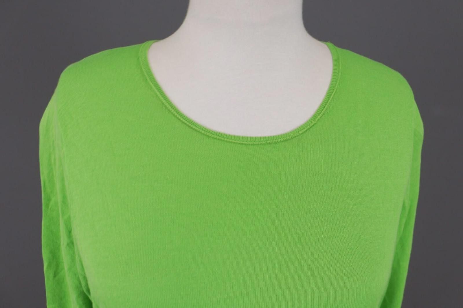 J.Crew J. Crew Green Crew Neck Relaxed Stretch Sweater Size L Size L / US 10 / IT 46 - 3 Thumbnail