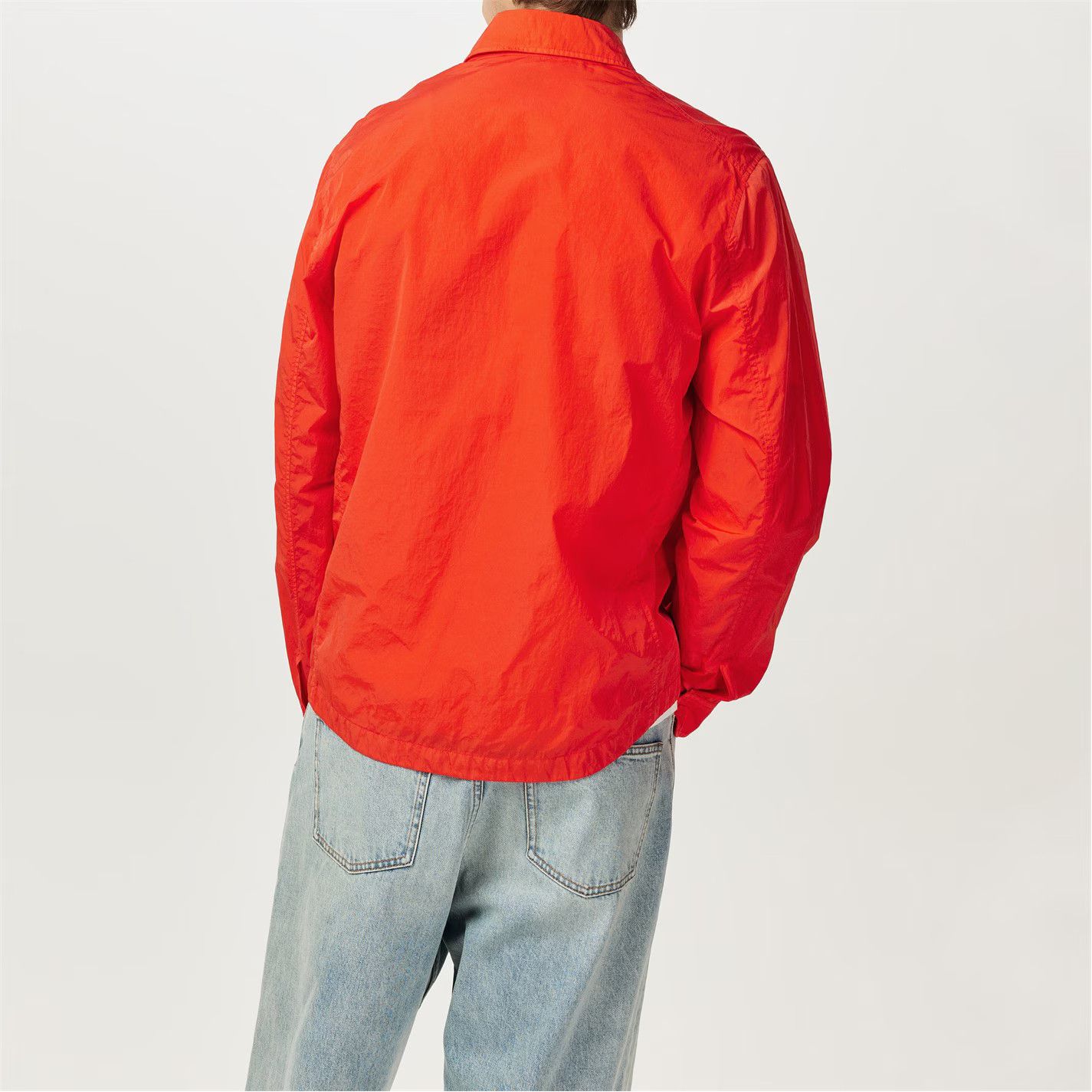 C.P. Company o1g2r1mq0426 Chrome-R Long Sleeve Overshirt in Poinciana Size US XXL / EU 58 / 5 - 4 Thumbnail