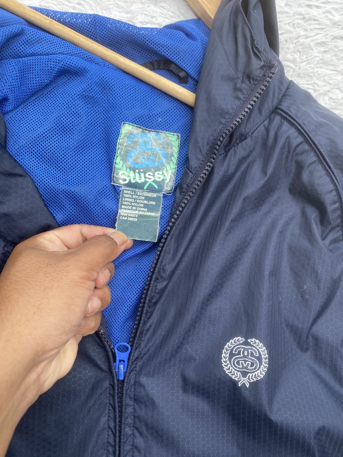 Stussy Rare Vintage STUSSY Streetwear Windbreaker Size US L / EU 52-54 / 3 - 9 Thumbnail