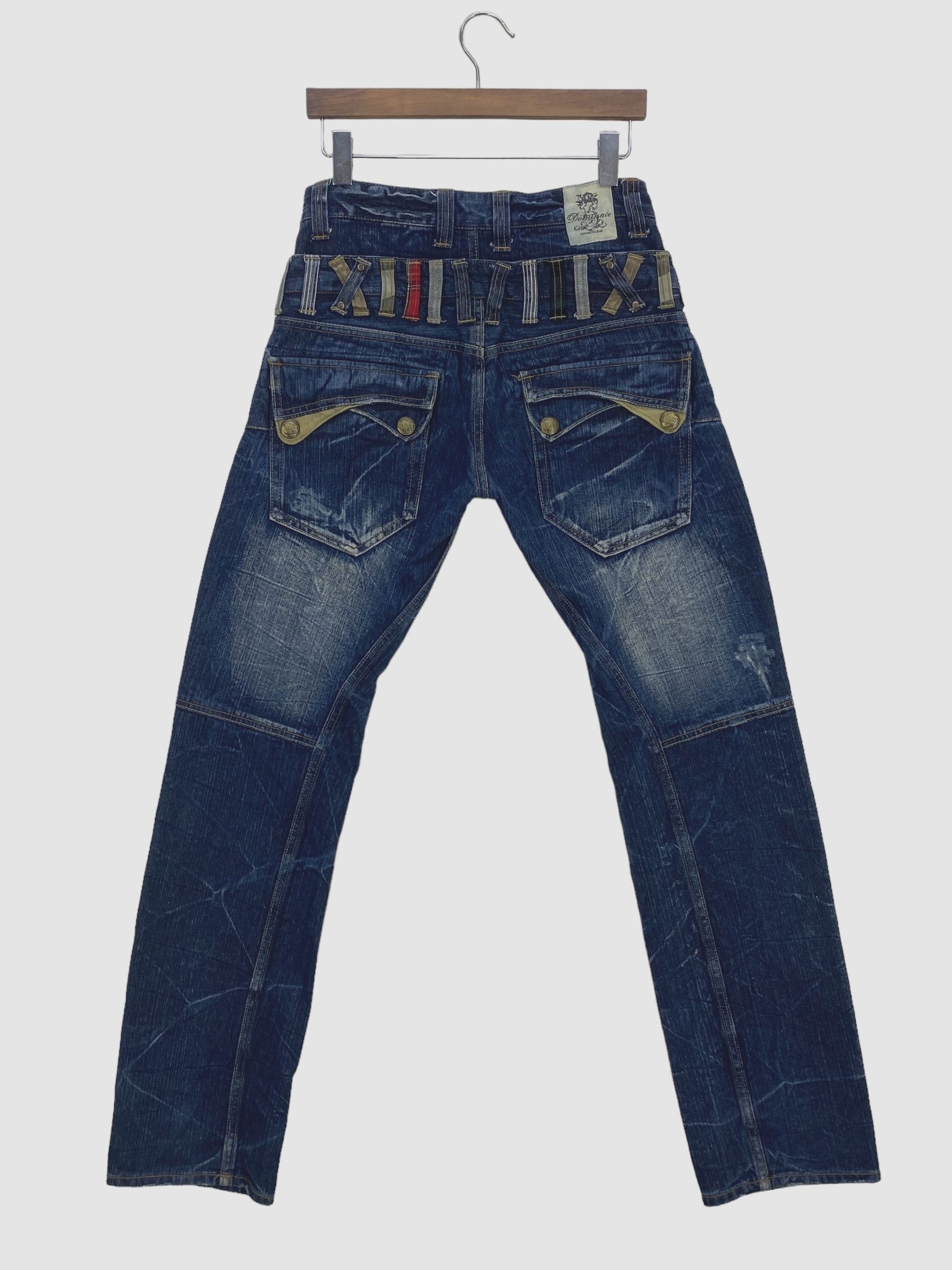 Japanese Brand Dominates Jeans Double Waist Jeans Japanese Jeans Size US 30 / EU 46 - 1 Thumbnail