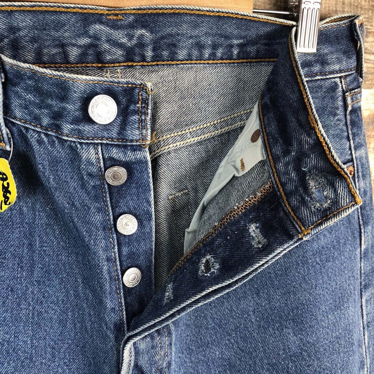 Levi's Levis 501 vintage Blue Denim Pants #A2603 Size US 30 / EU 46 - 11 Thumbnail