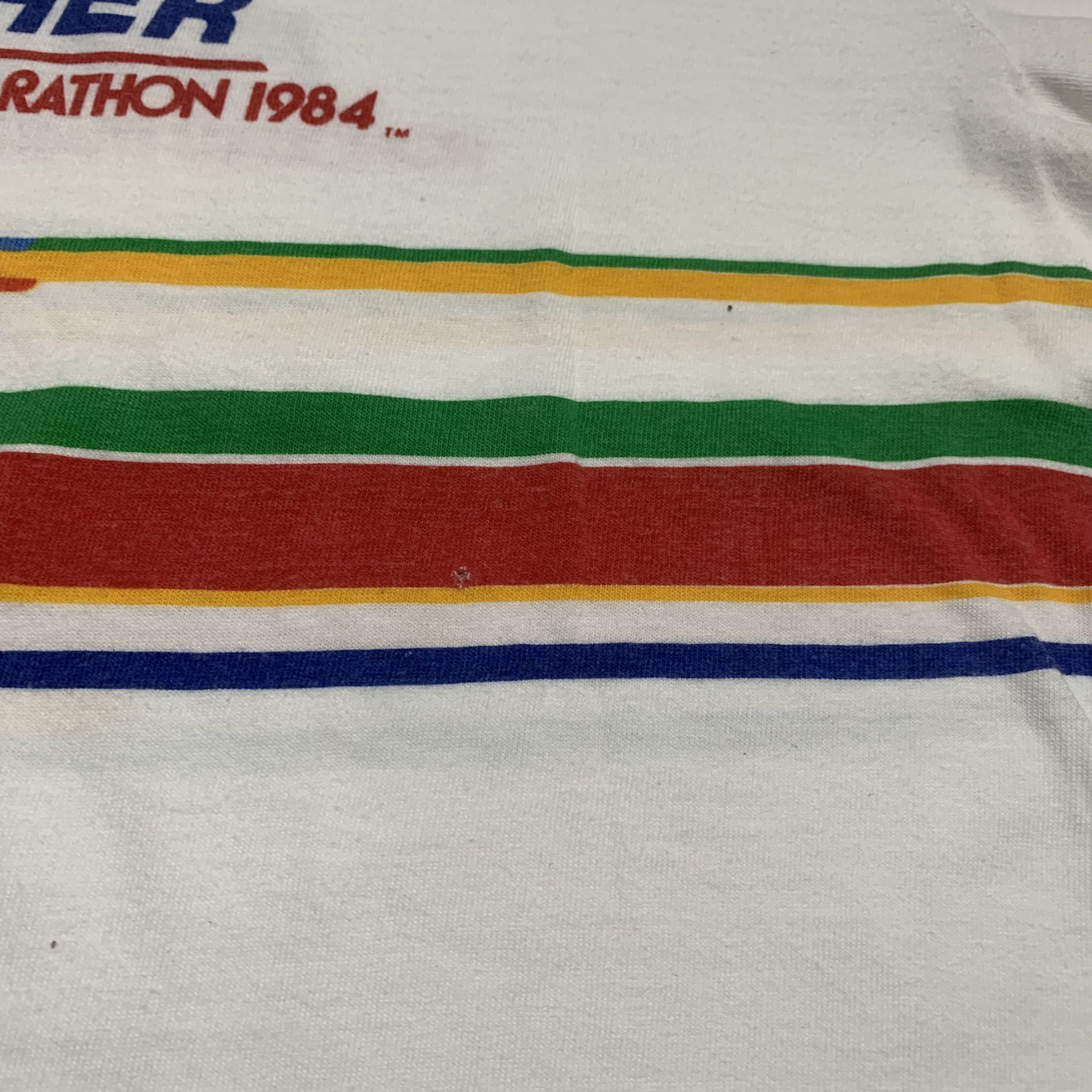 Vintage Vintage Honolulu Marathon 1984 Tee Size US M / EU 48-50 / 2 - 4 Thumbnail