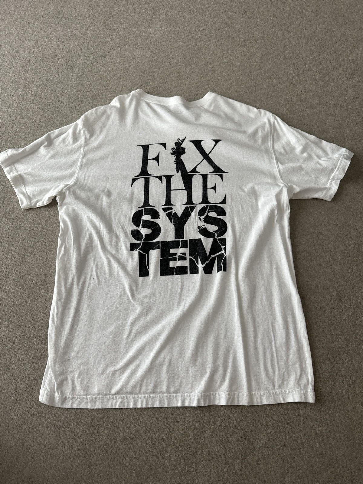 Kith Kith Fix the System Tee Size US L / EU 52-54 / 3 - 1 Thumbnail