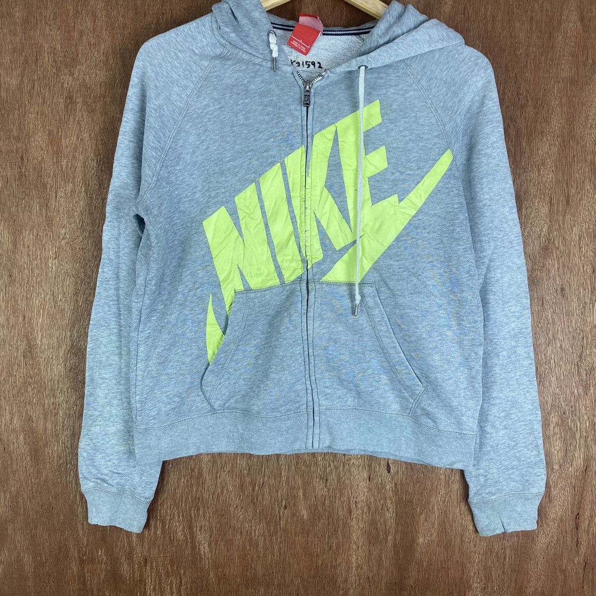 Nike × Vintage Nike Big Logo Front Sweatshirt Hoodie #K01592 Size US M / EU 48-50 / 2 - 8 Thumbnail