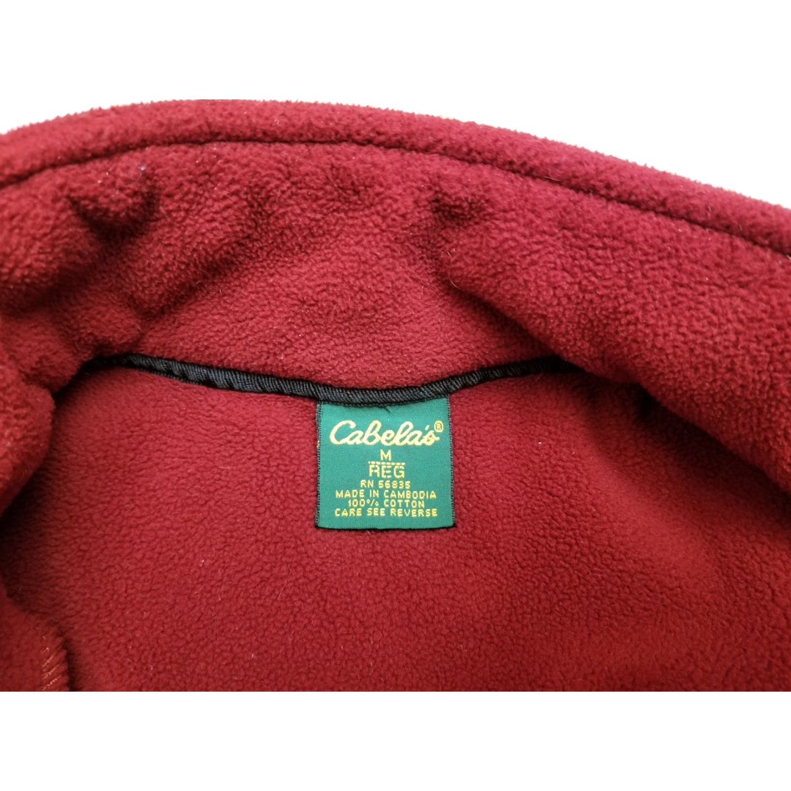 Vintage VINTAGE Cabela's Jacket Mens M Red Polartec Zip 100% Polyester Fleece - Full Zip Outdoor Hiking, Walking Men Size US M / EU 48-50 / 2 - 5 Thumbnail
