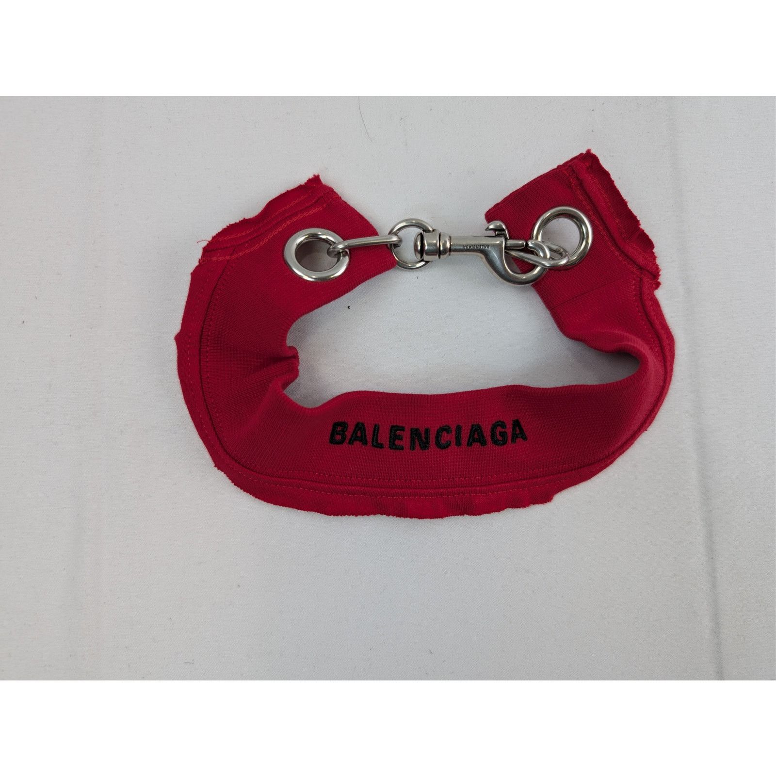 Balenciaga o1rshd1 Size:S/ Unisex Cotton & Brass Collar Choker Necklace Size ONE SIZE - 2 Thumbnail