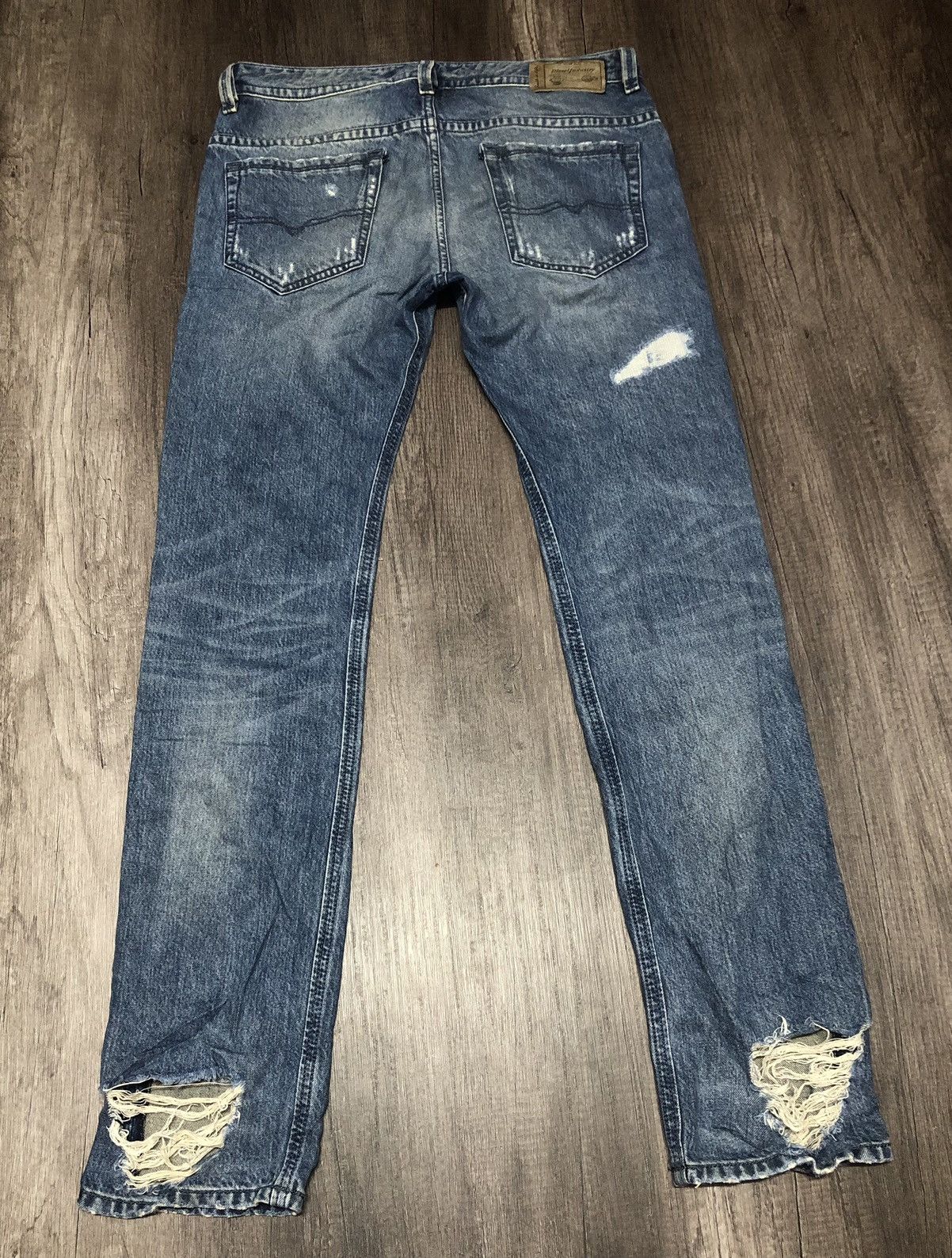 Diesel × Vintage Vintage Diesel Industry Distressed Denim Size US 34 / EU 50 - 24 Thumbnail