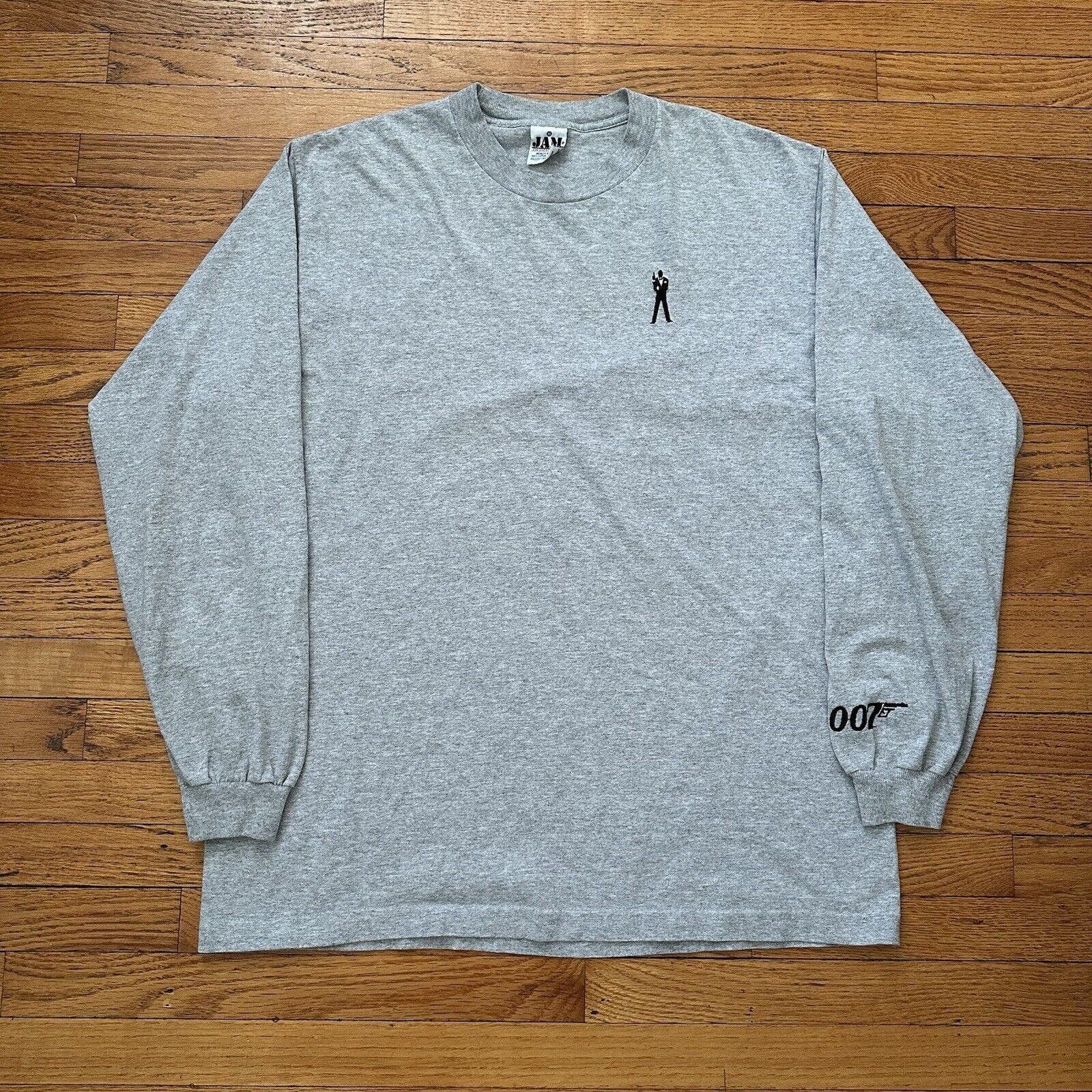 Vintage Vintage 90s 007 Tomorrow Never Dies Movie Promo L/S Shirt Size US XL / EU 56 / 4 - 2 Thumbnail