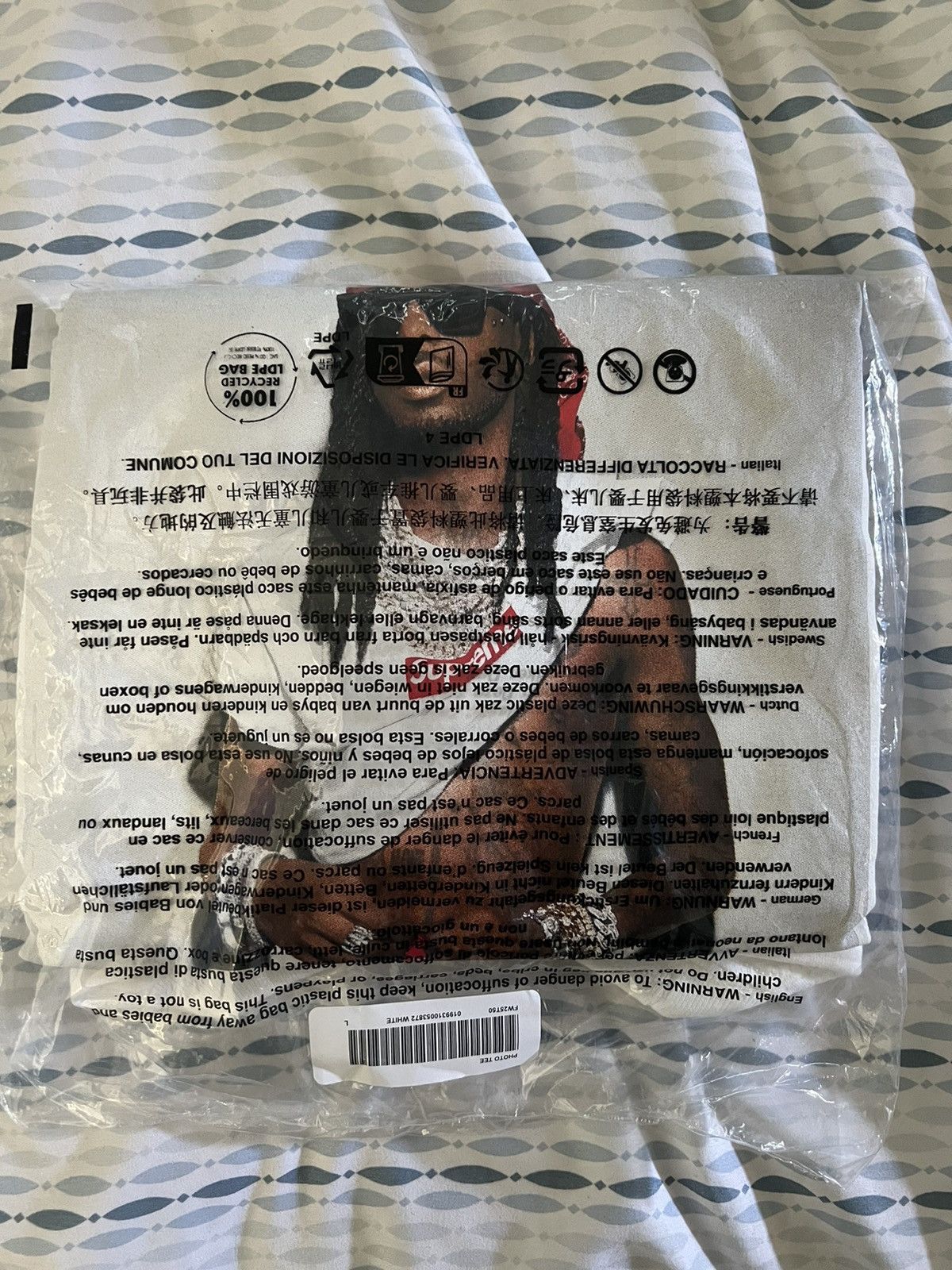 Supreme Playboi Carti Photo Tee Size US L / EU 52-54 / 3 - 2 Thumbnail